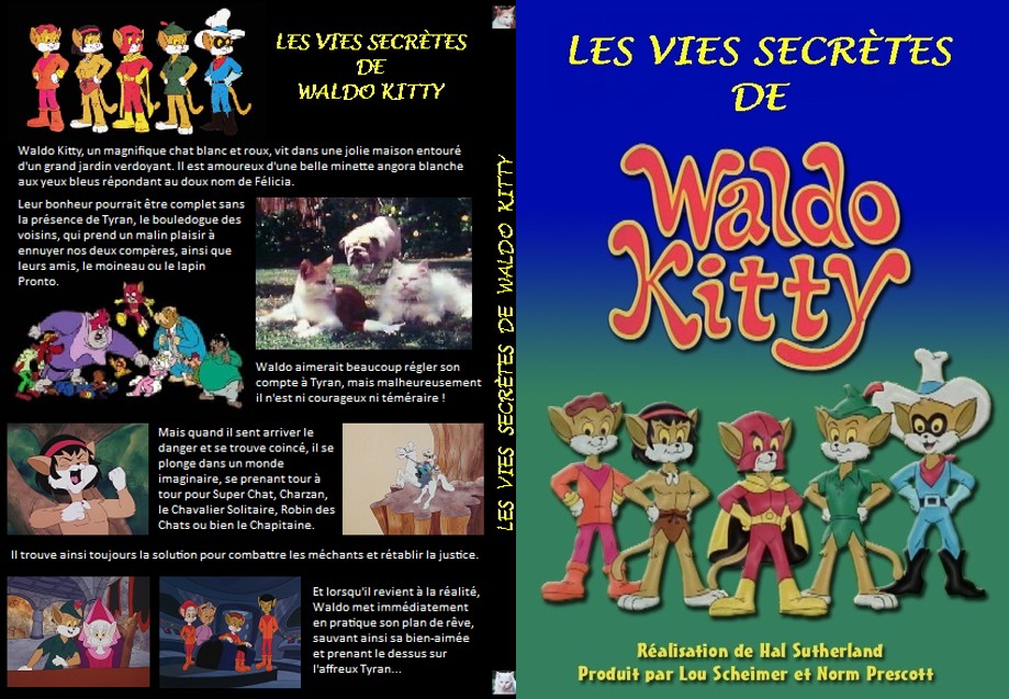 Jaquette DVD Les Vies Secretes de Waldo Kitty custom
