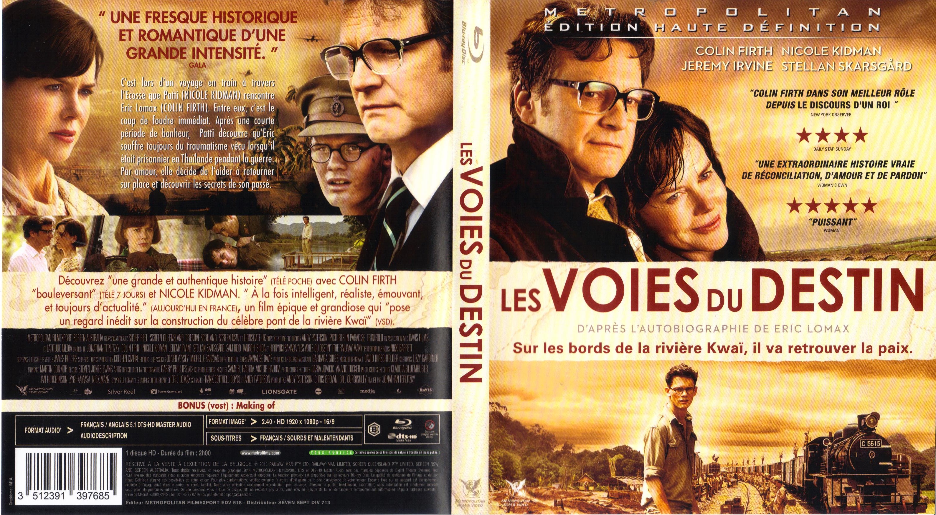 Jaquette DVD Les Voies du Destin (BLU-RAY)