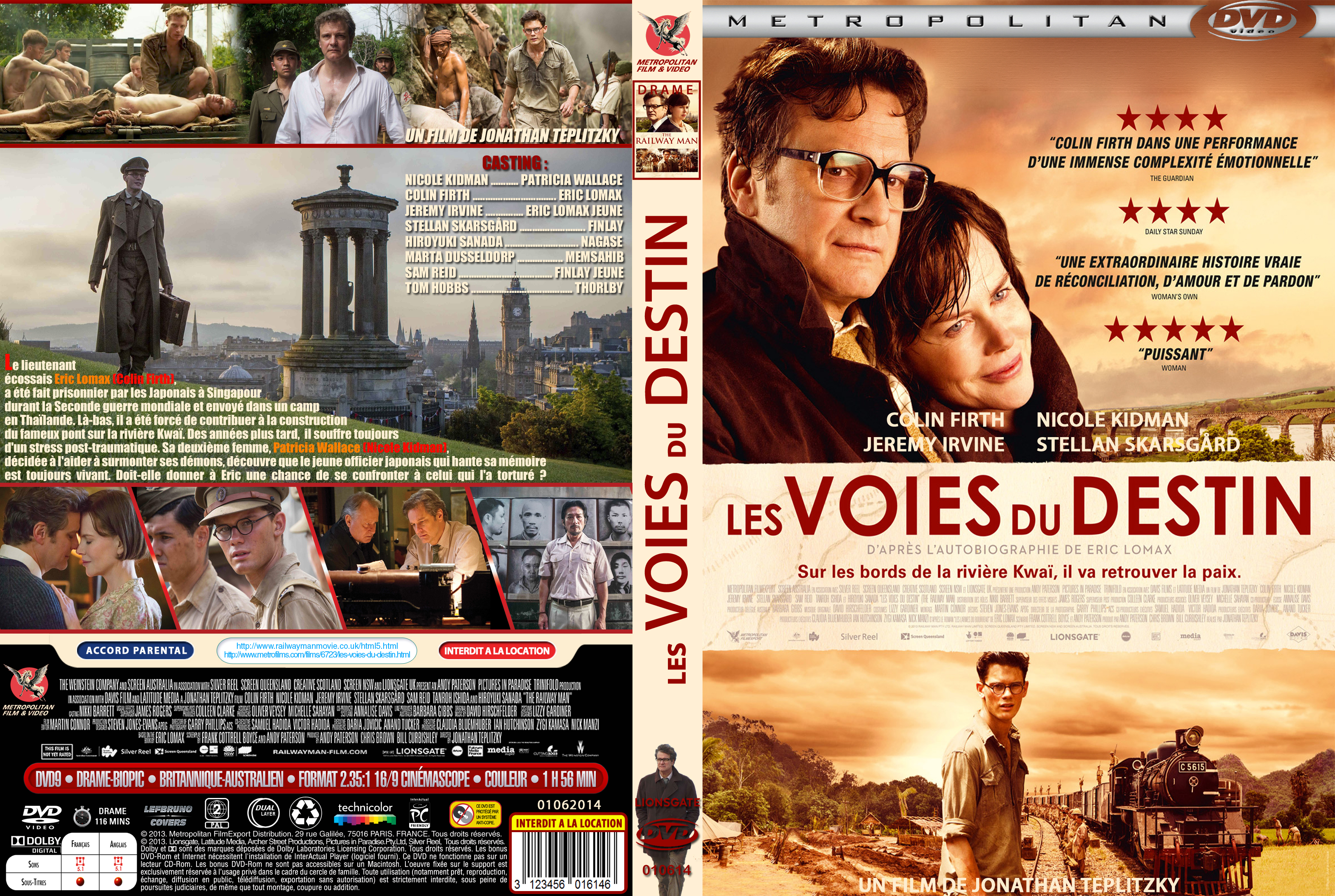 Jaquette DVD Les Voies du Destin custom