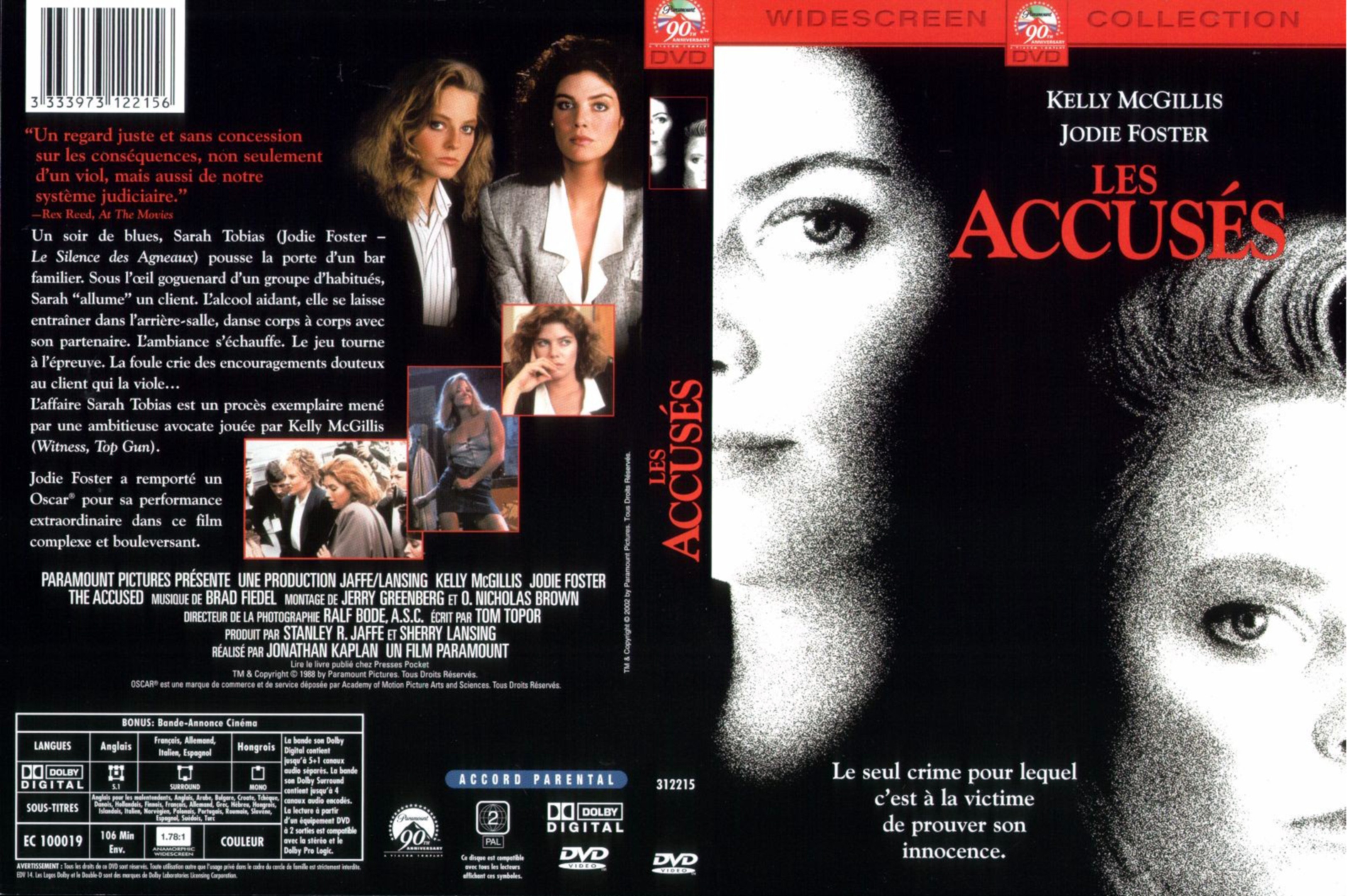 Jaquette DVD Les accuss