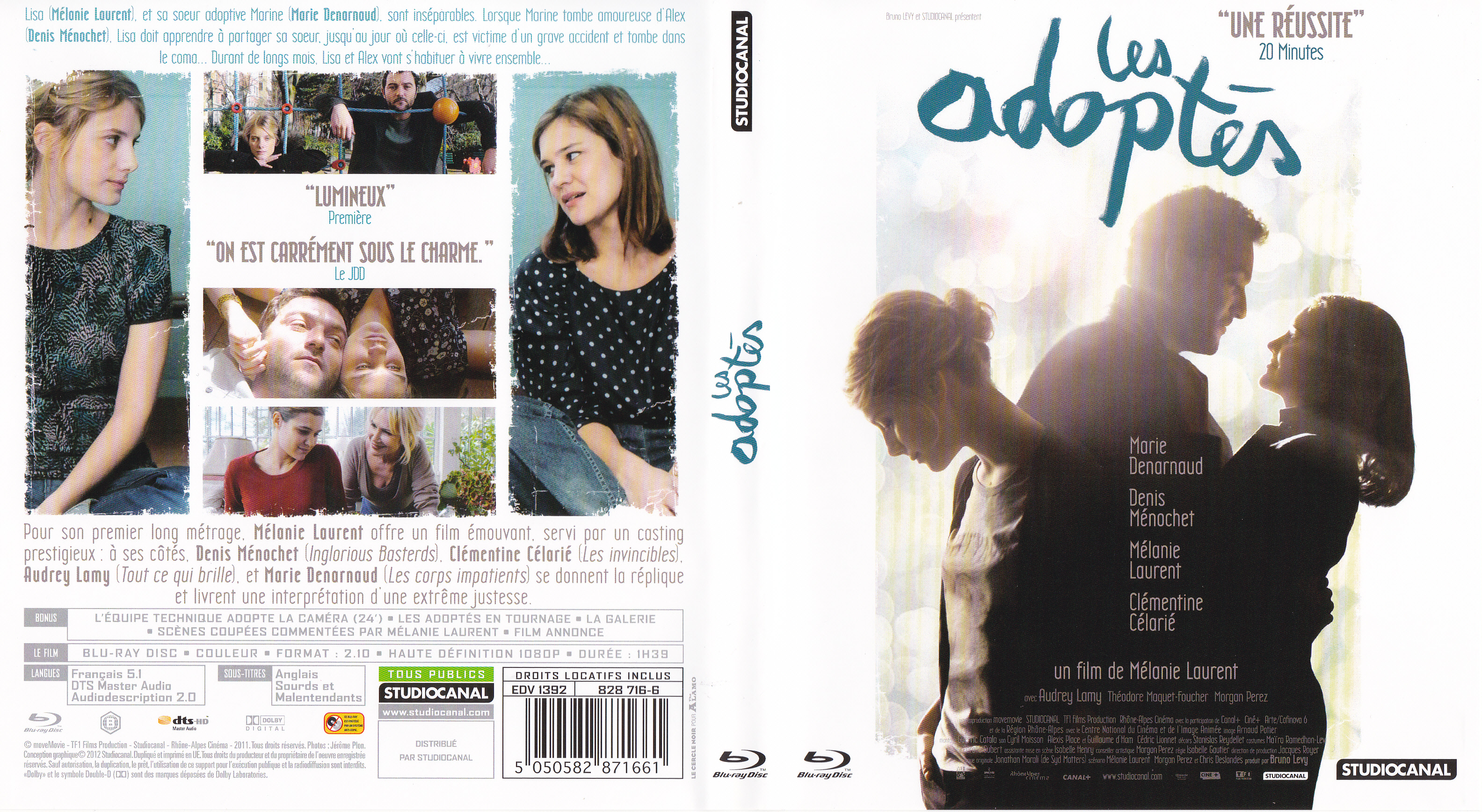 Jaquette DVD Les adoptes (BLU-RAY)