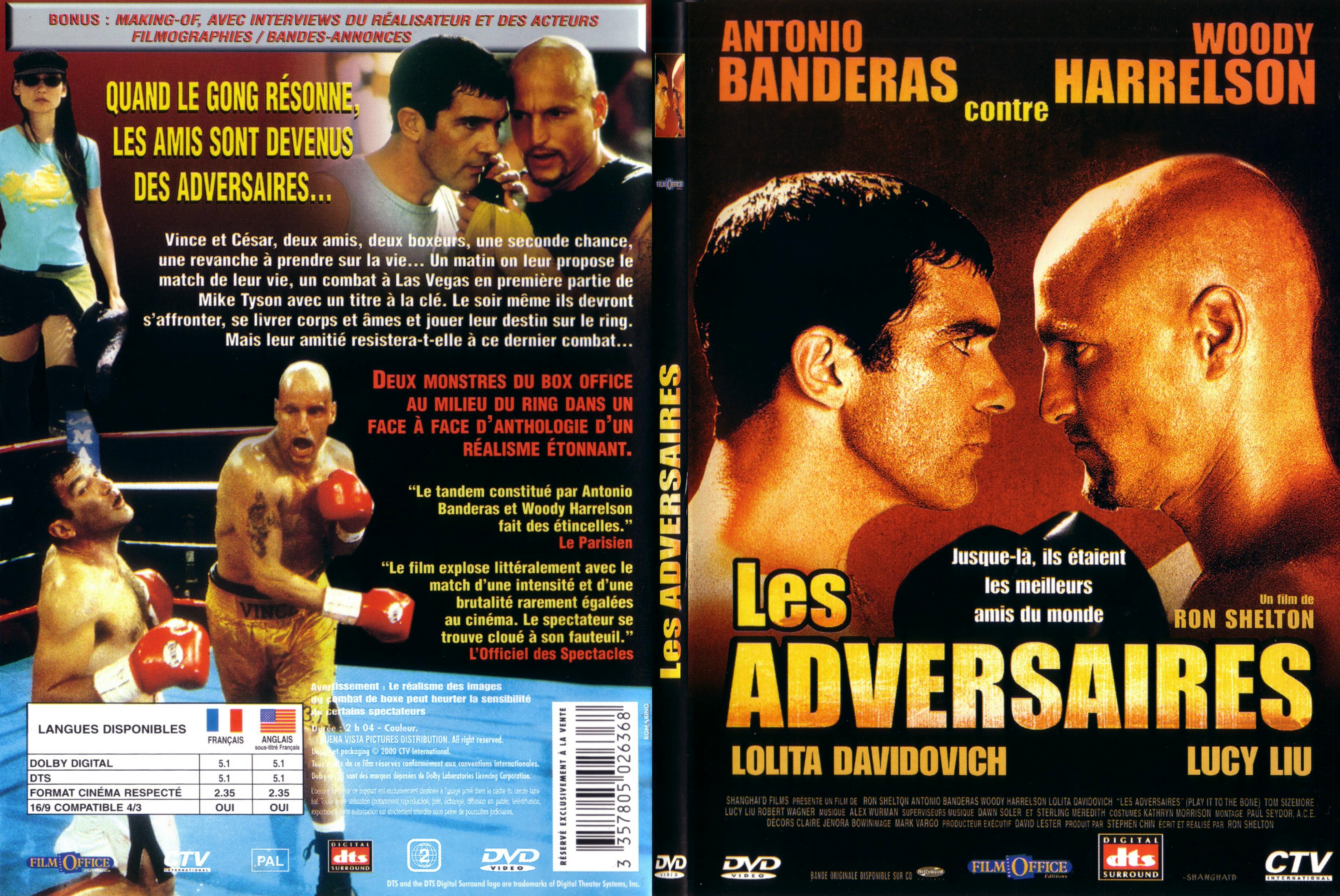 Jaquette DVD Les adversaires - SLIM