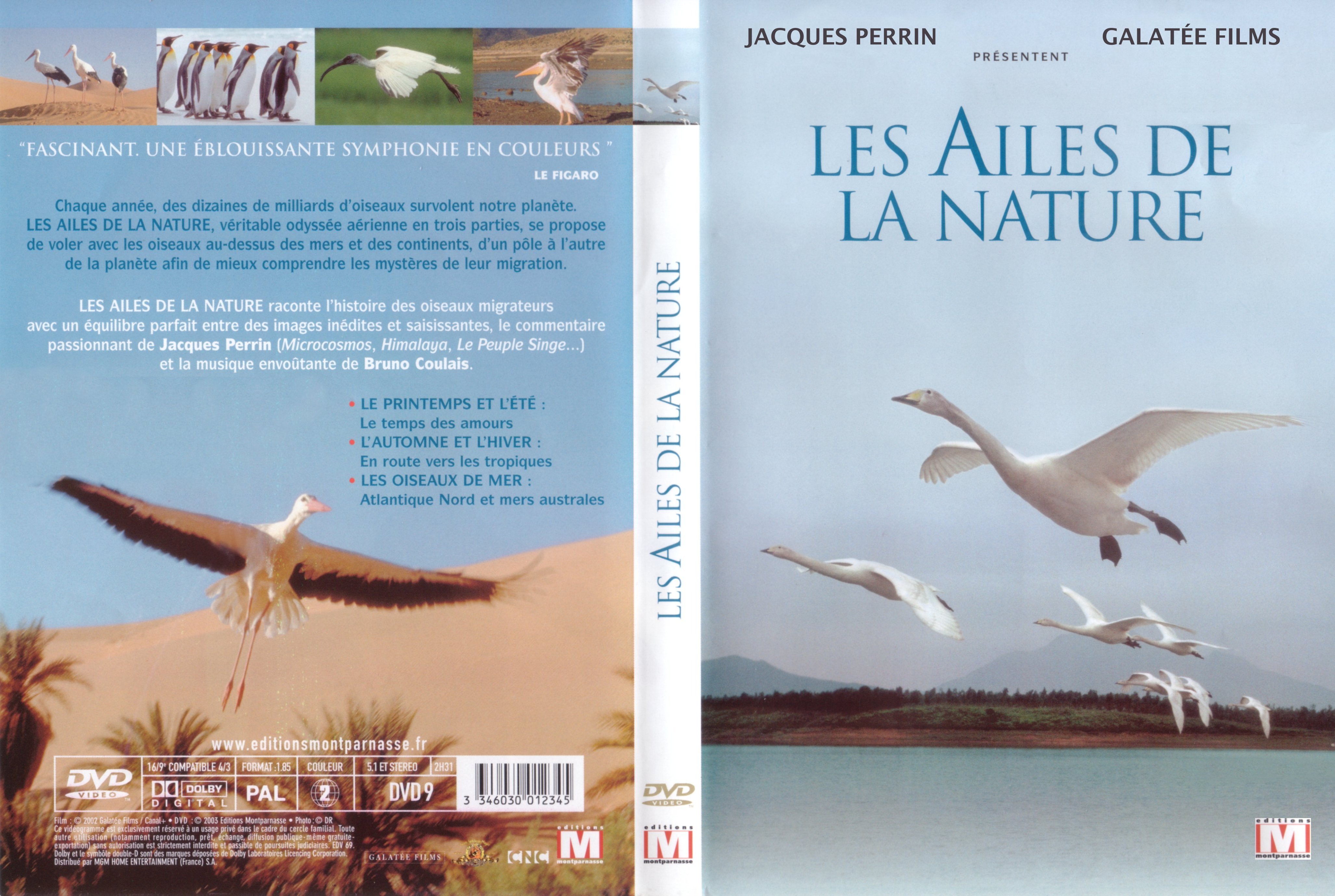Jaquette DVD Les ailes de la nature