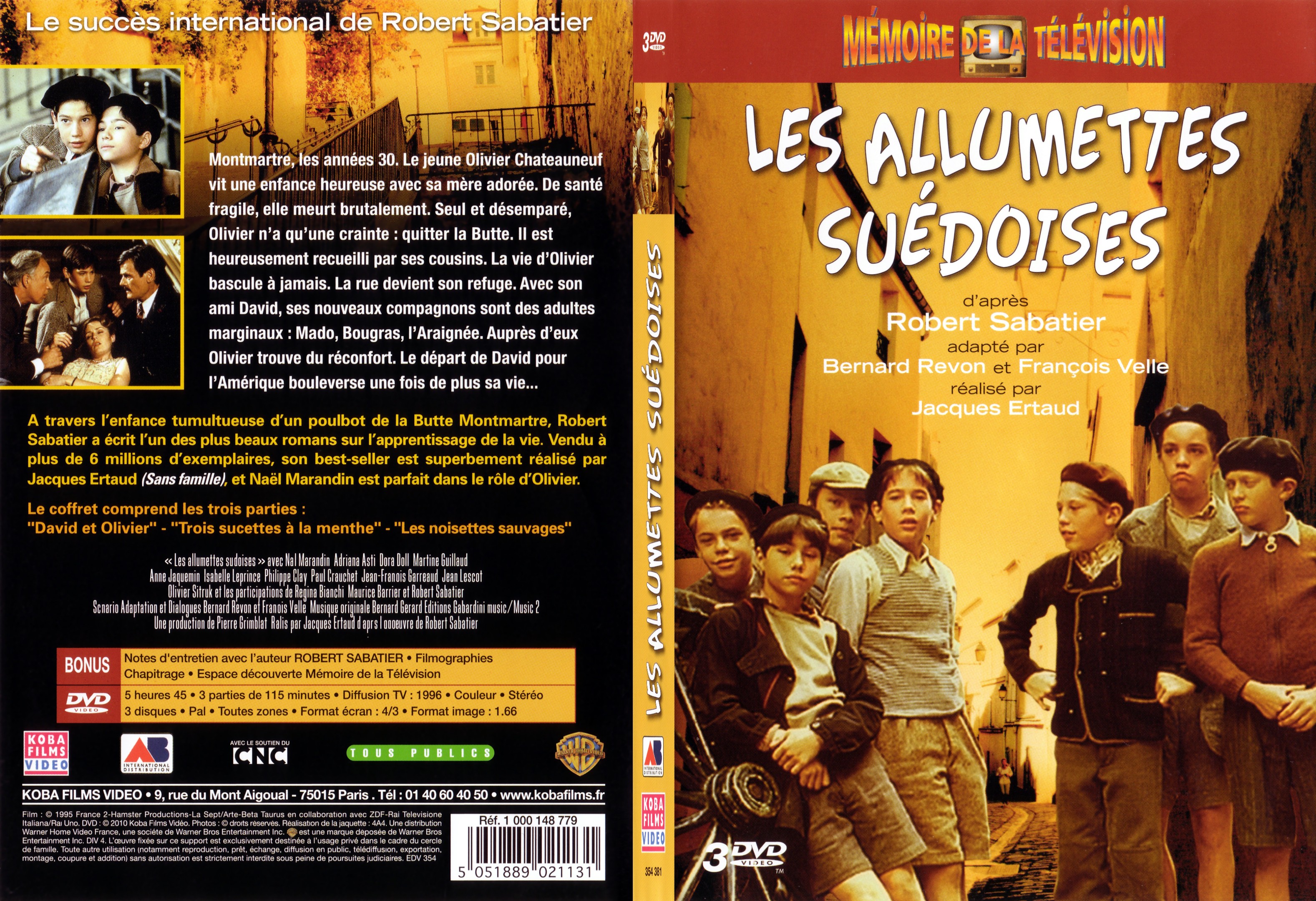Jaquette DVD Les allumettes suedoises - SLIM