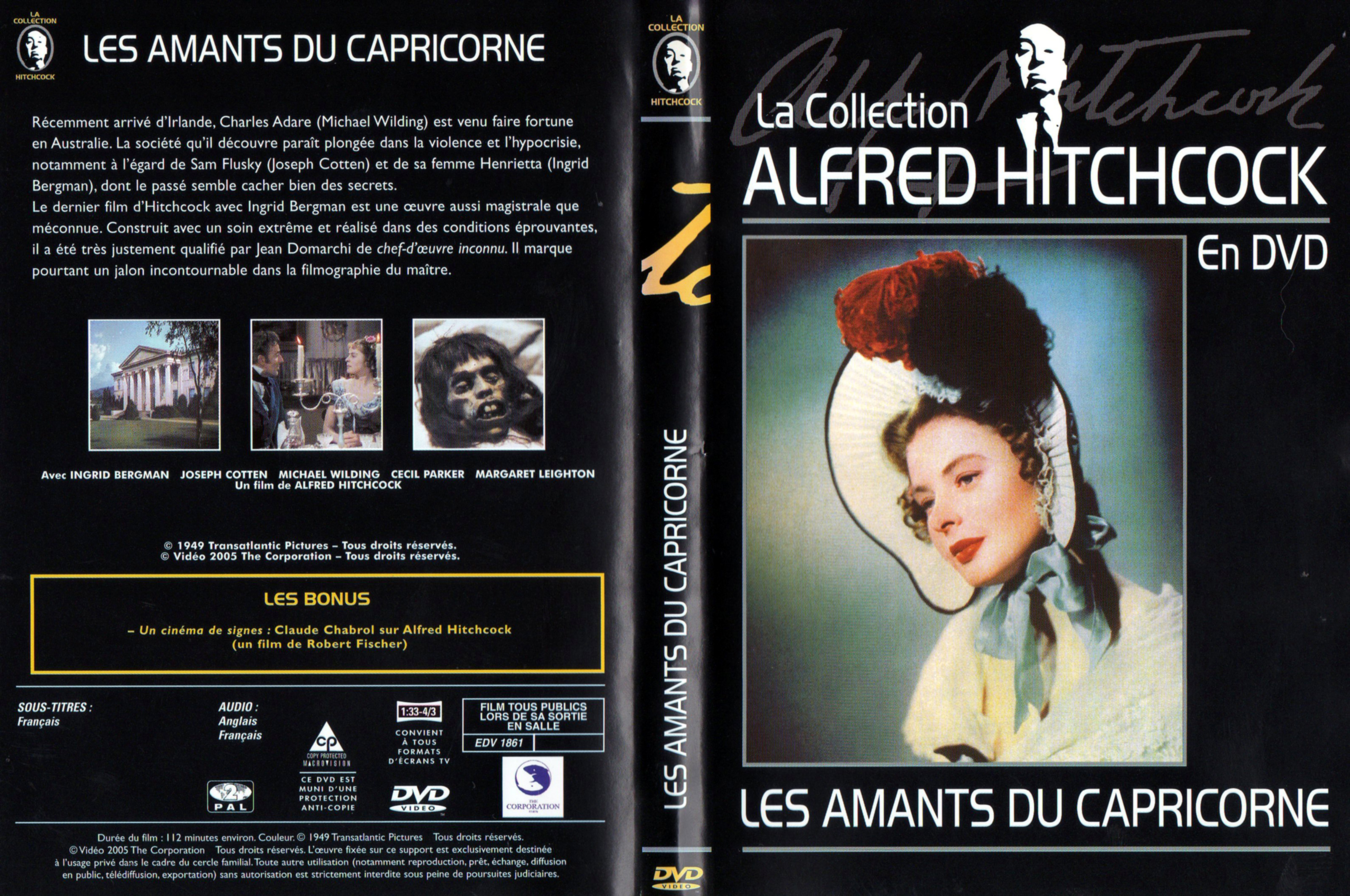 Jaquette DVD Les amants du capricorne