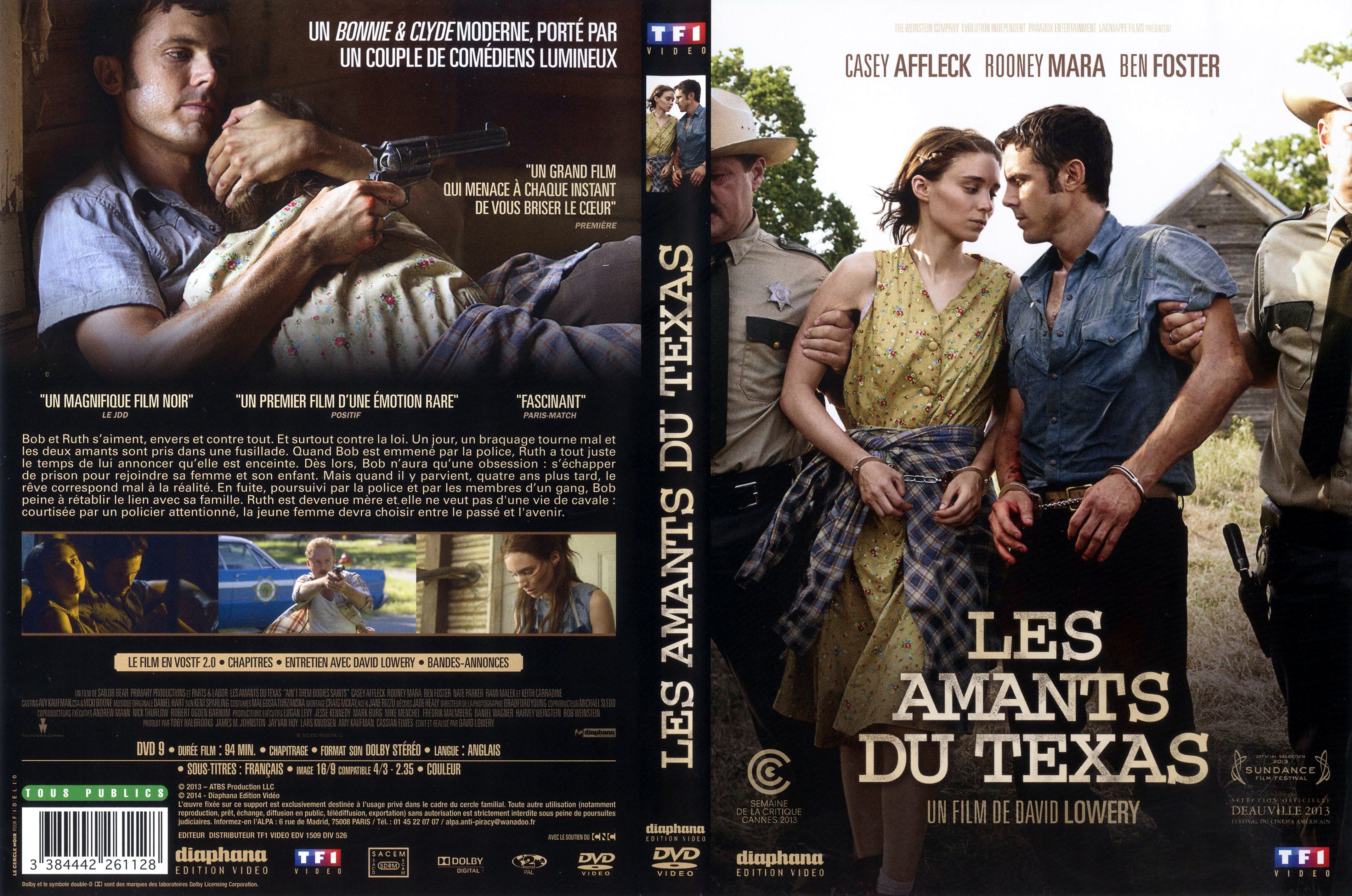 Jaquette DVD Les amants du texas
