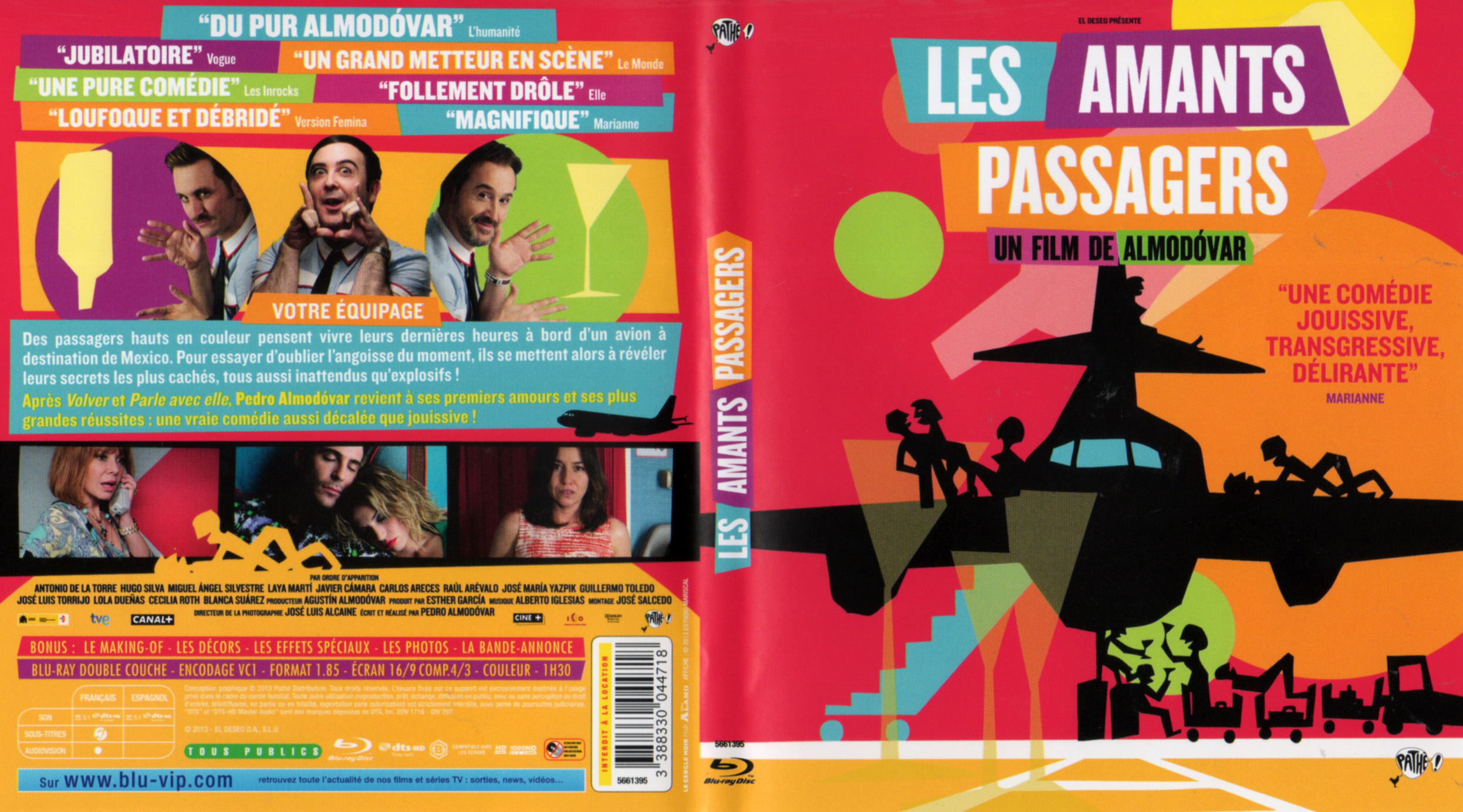 Jaquette DVD Les amants passagers (BLU-RAY)