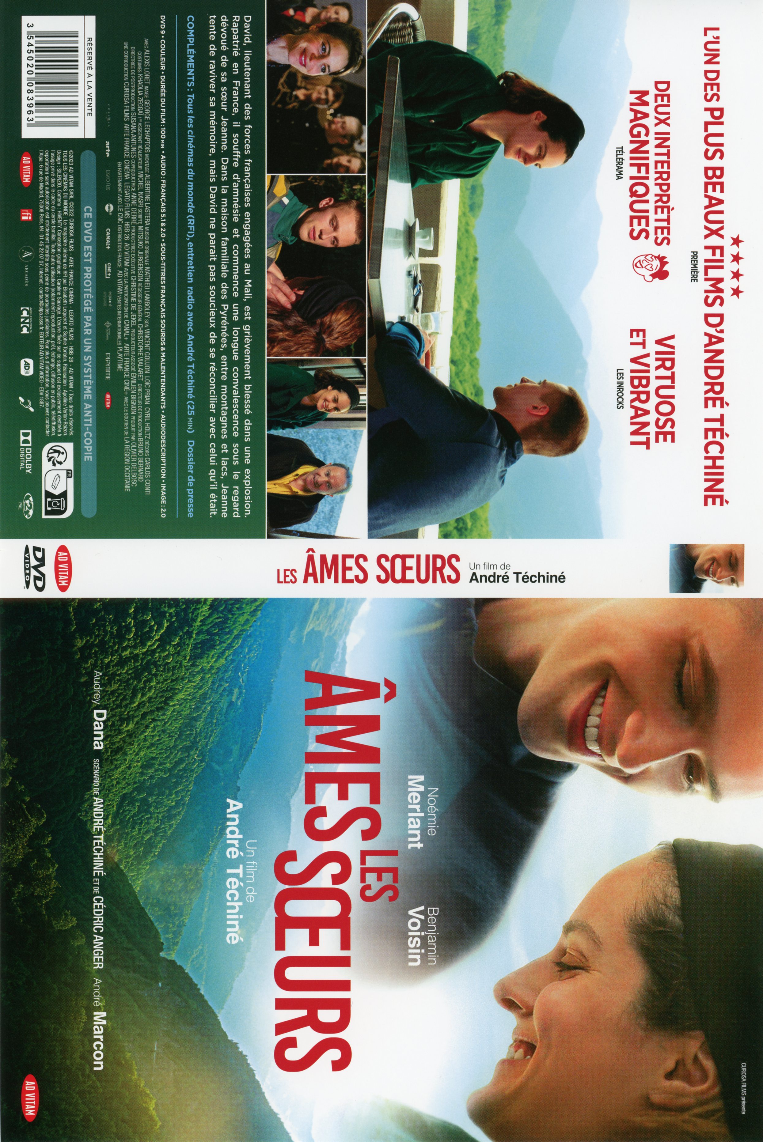 Jaquette DVD Les ames soeurs 