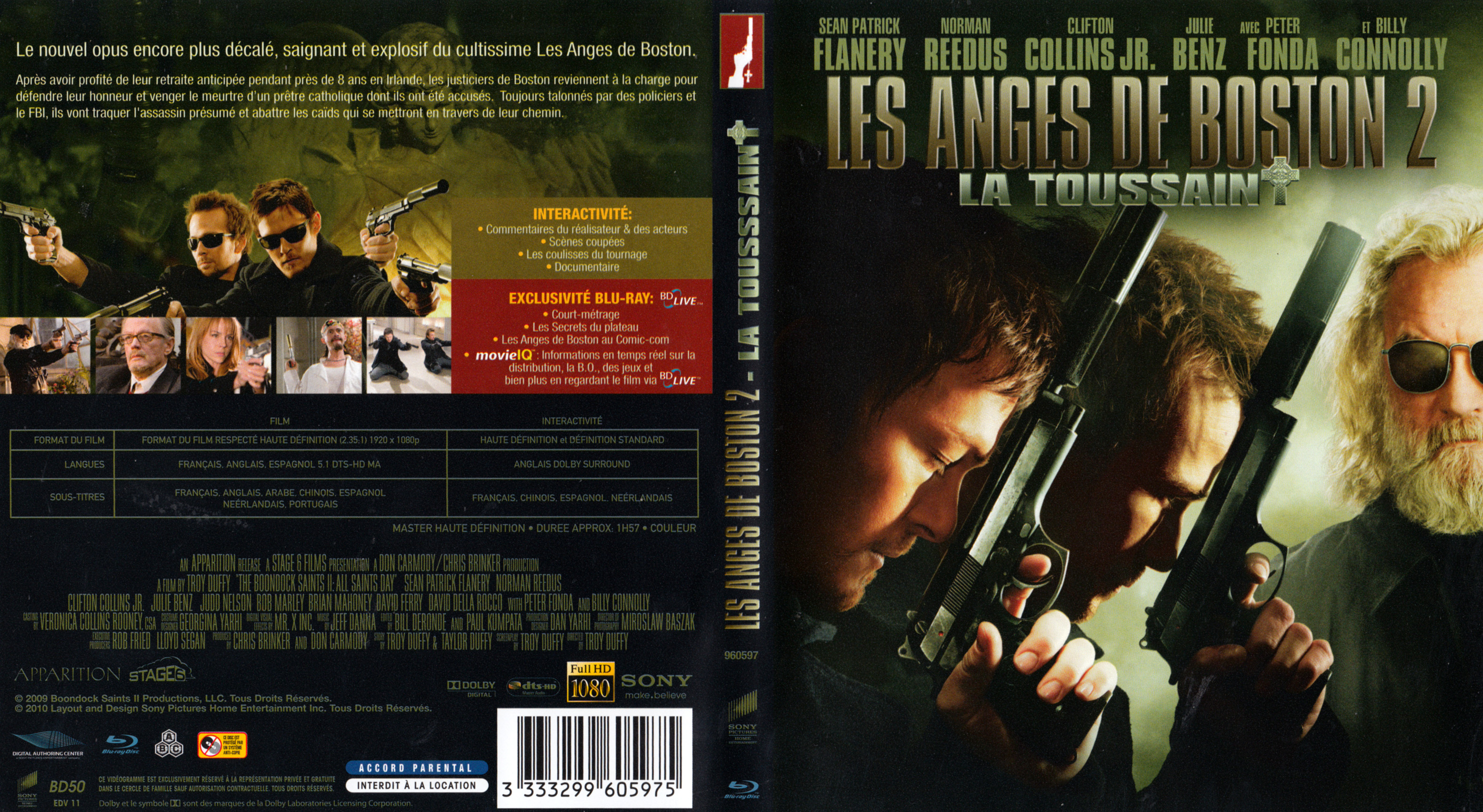 Jaquette DVD Les anges de Boston 2 (BLU-RAY)