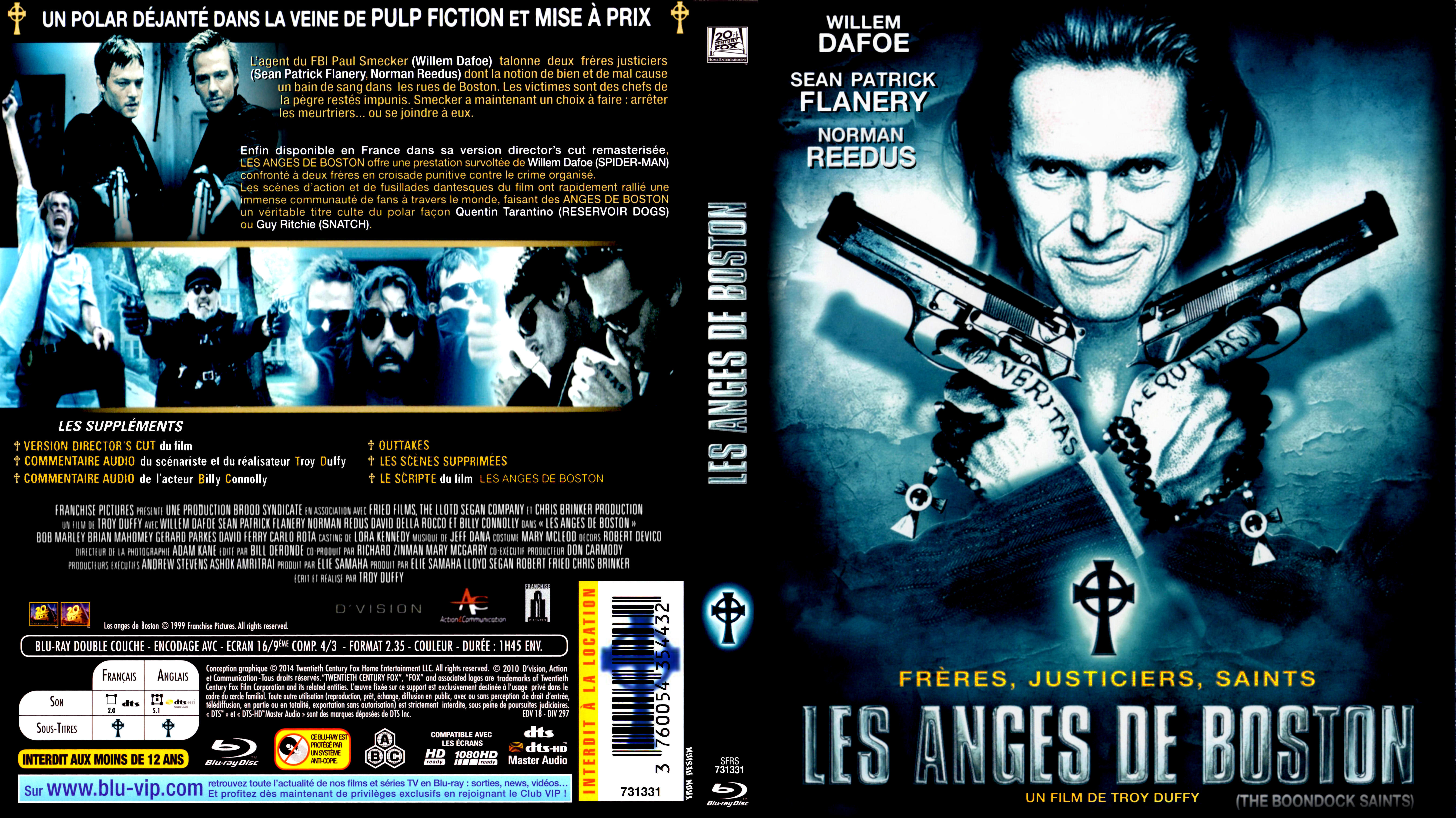 Jaquette DVD Les anges de boston custom (BLU-RAY)