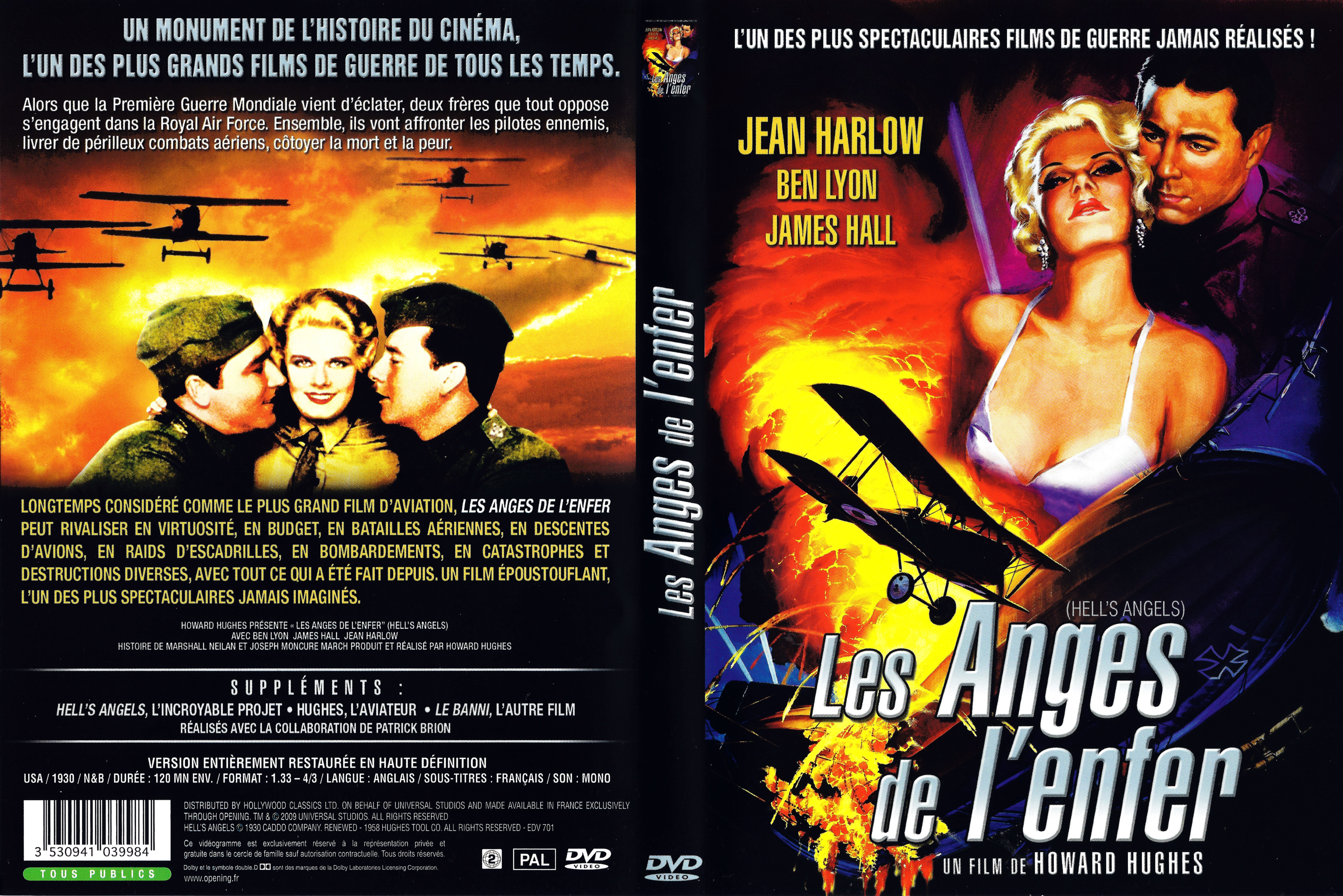 Jaquette DVD Les anges de l