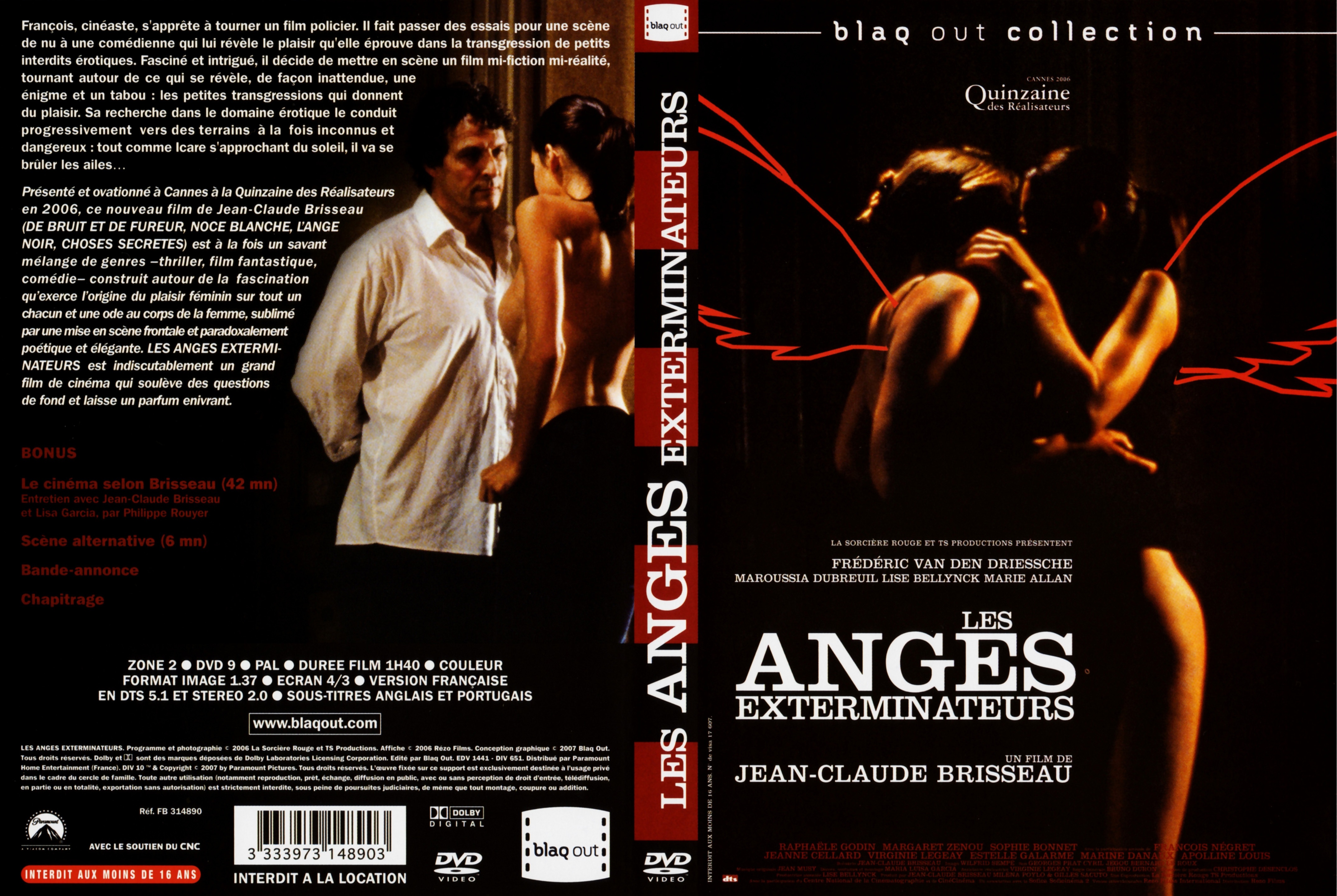 Jaquette DVD Les anges exterminateurs