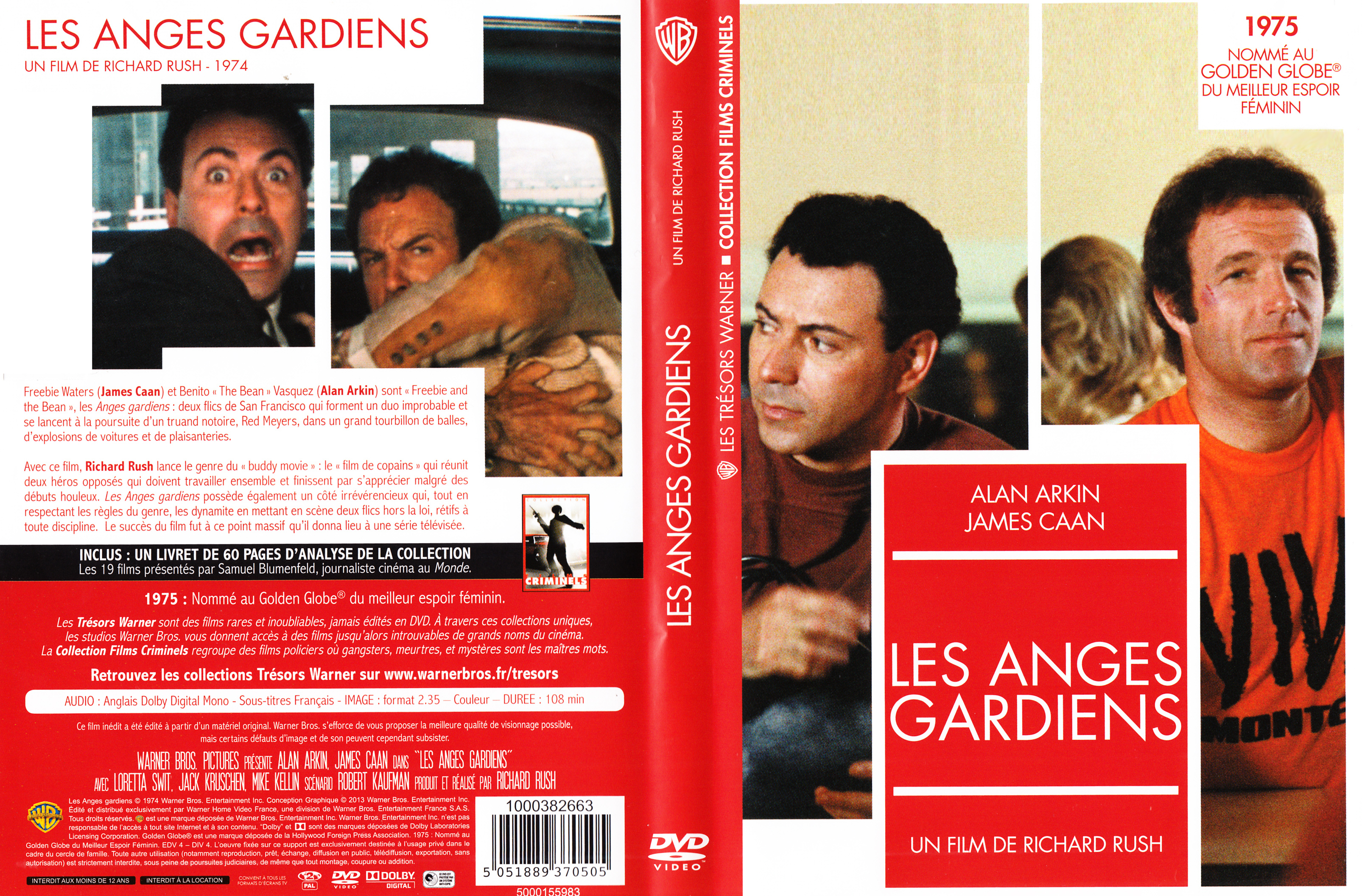 Jaquette DVD Les anges gardiens (1974)