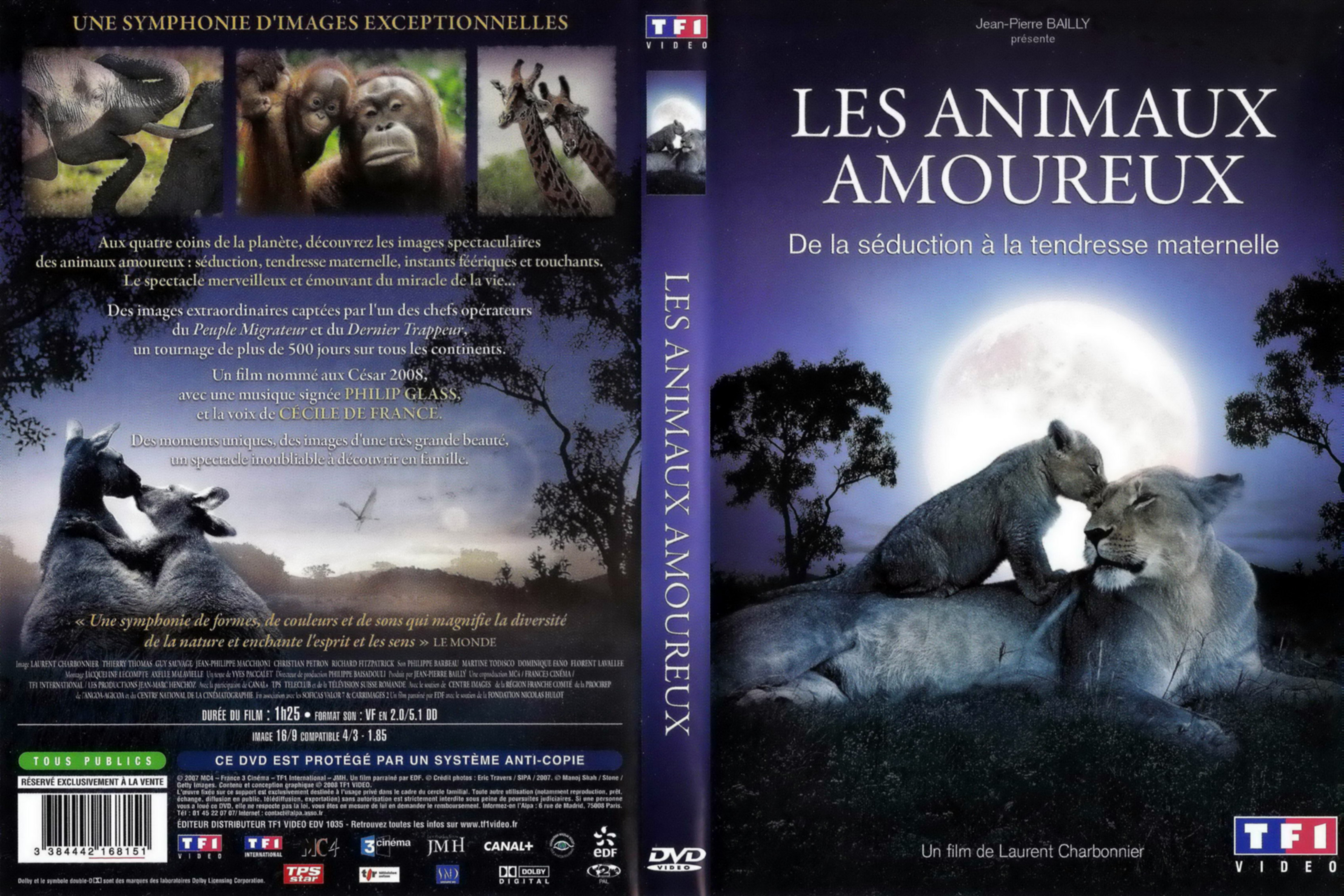 Jaquette DVD Les animaux amoureux v2