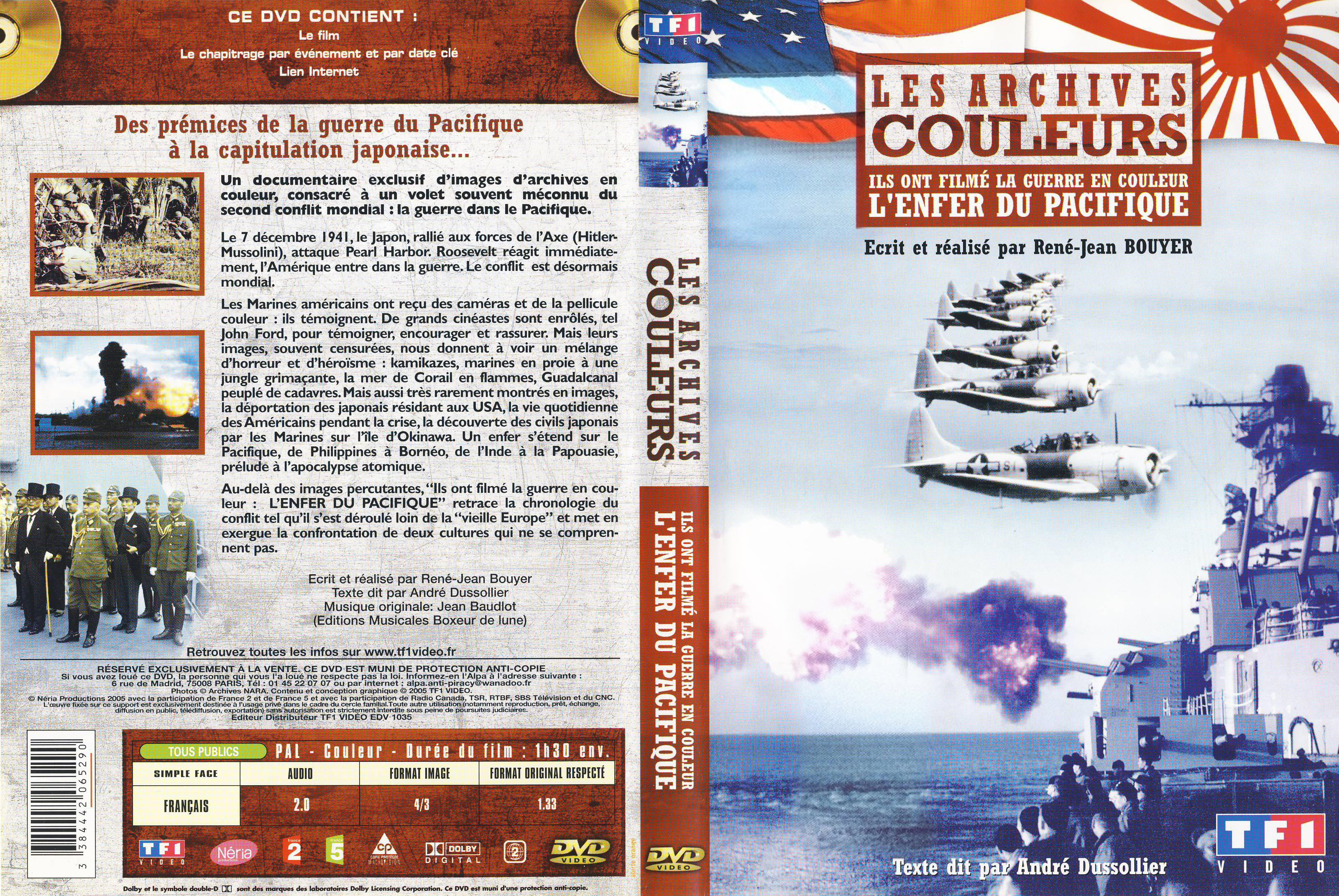 Jaquette DVD Les archives couleurs - Ils ont films la guerre en couleur L