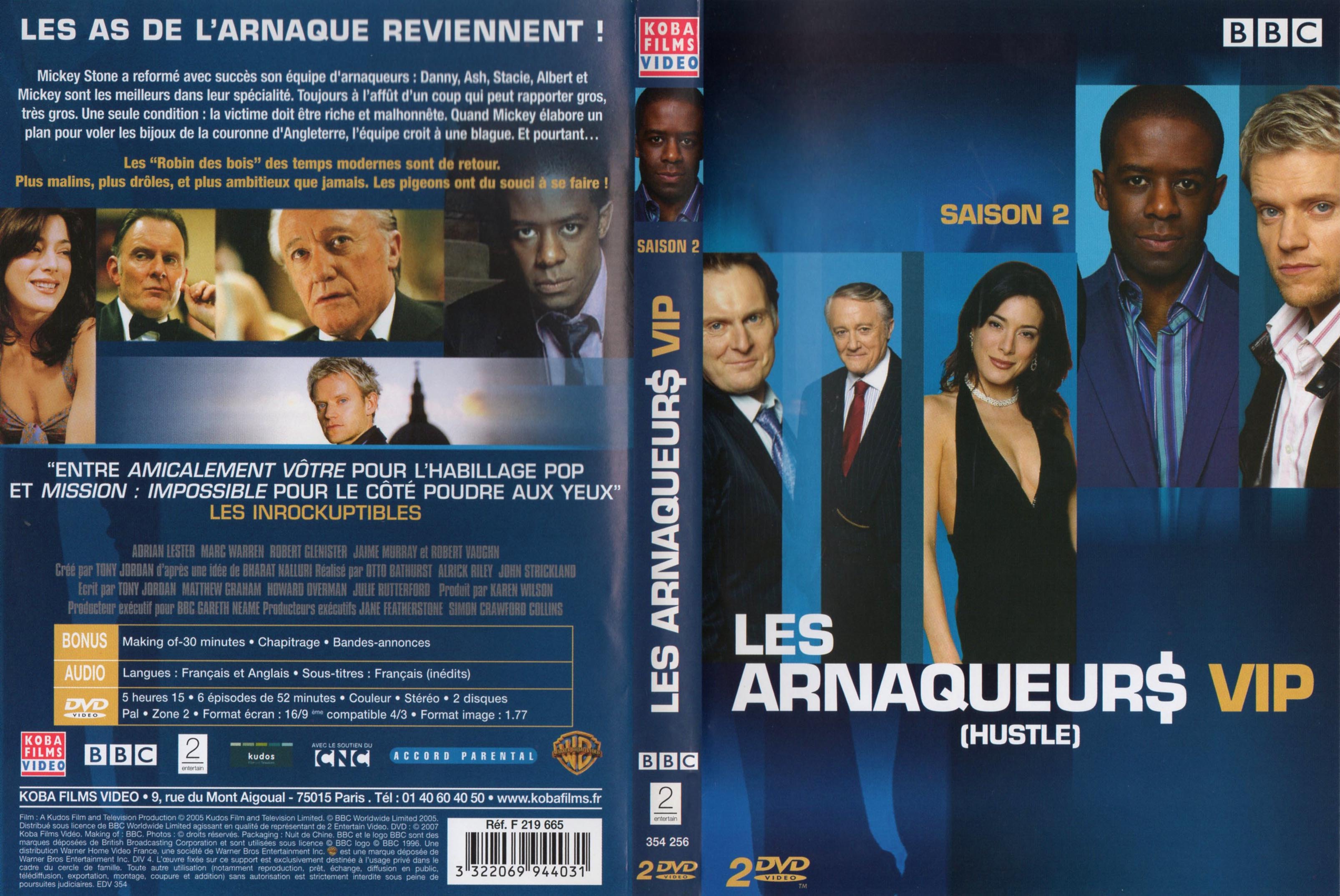 Jaquette DVD Les arnaqueurs VIP saison 2