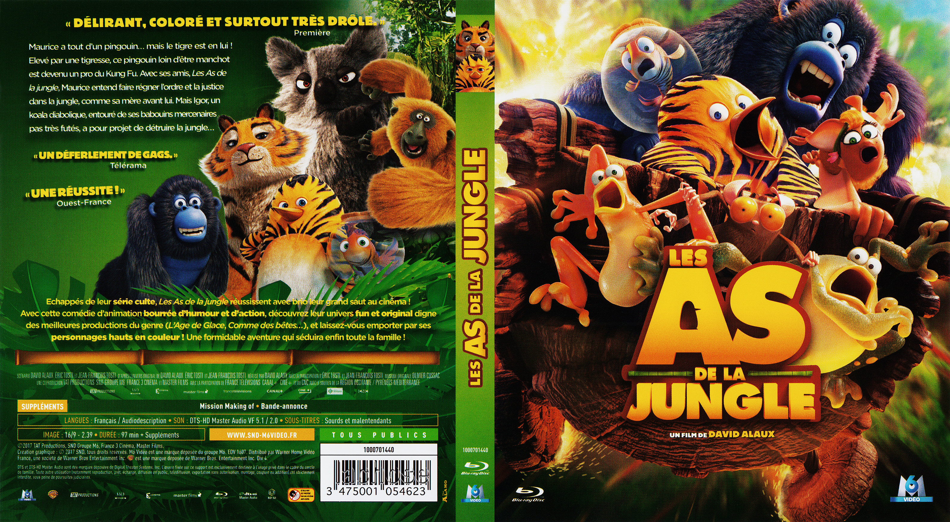 Jaquette DVD Les as de la jungle (BLU-RAY)