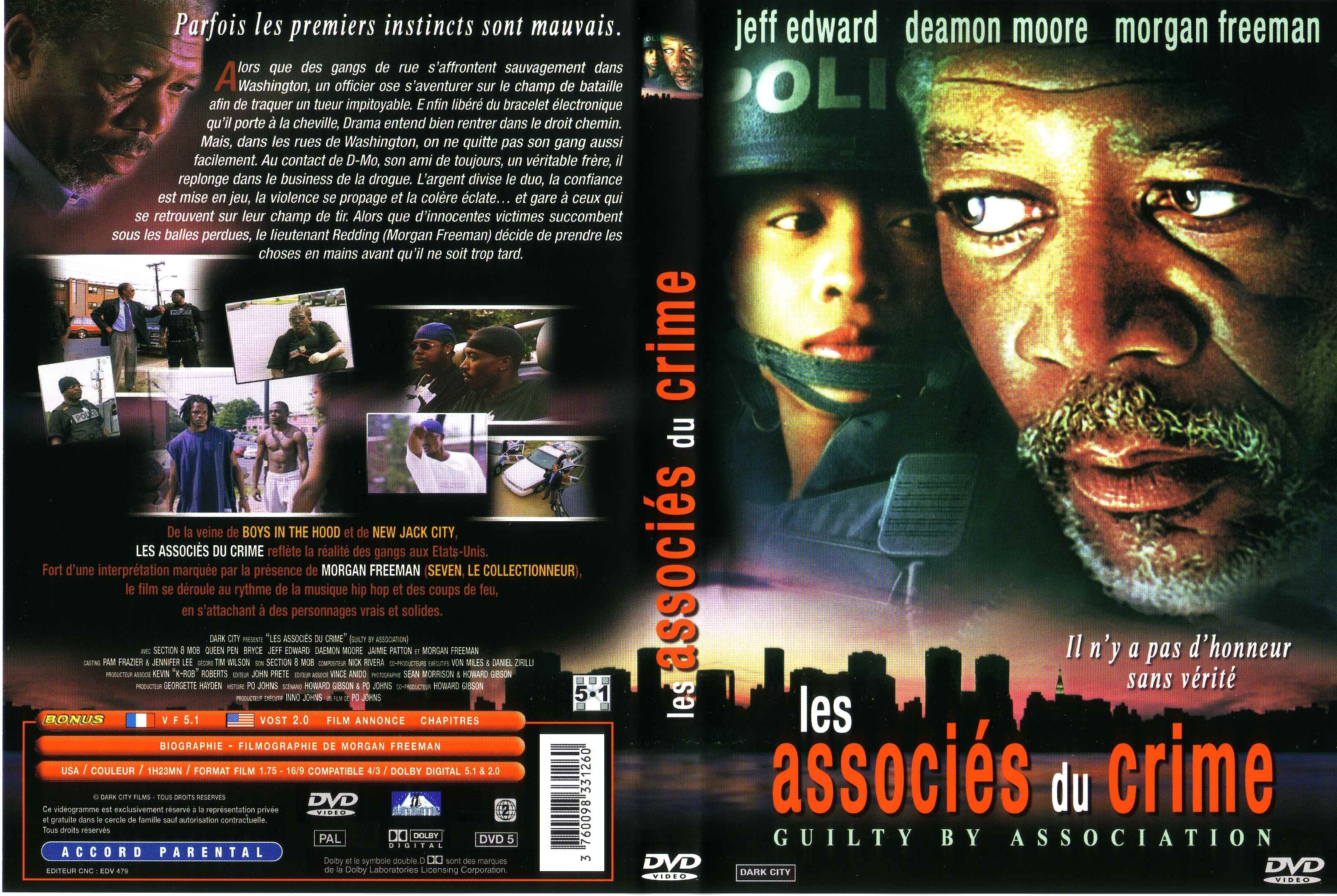 Jaquette DVD Les associs du crime