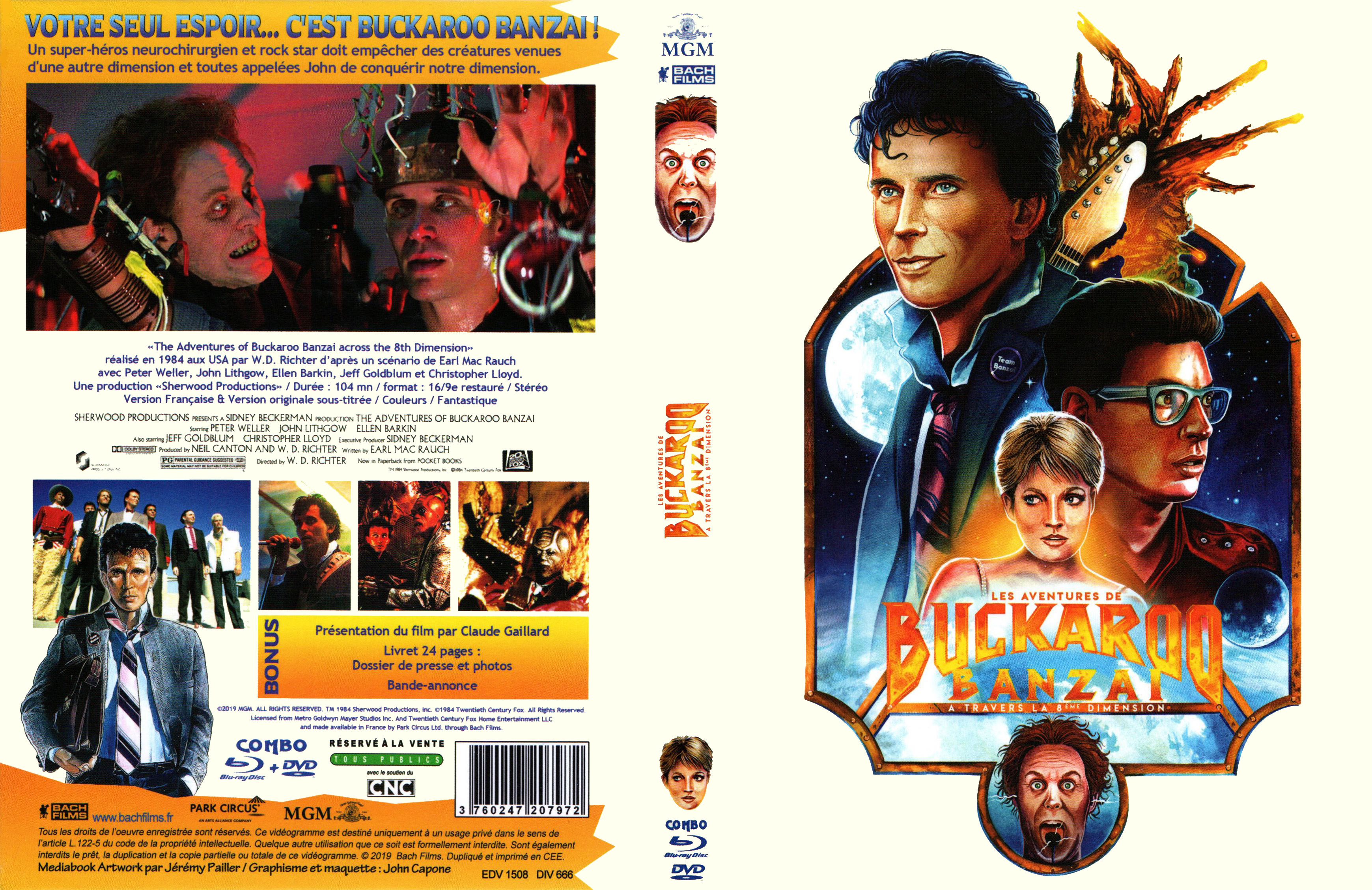 Jaquette DVD Les aventures de Buckaroo Banzai (BLU-RAY)