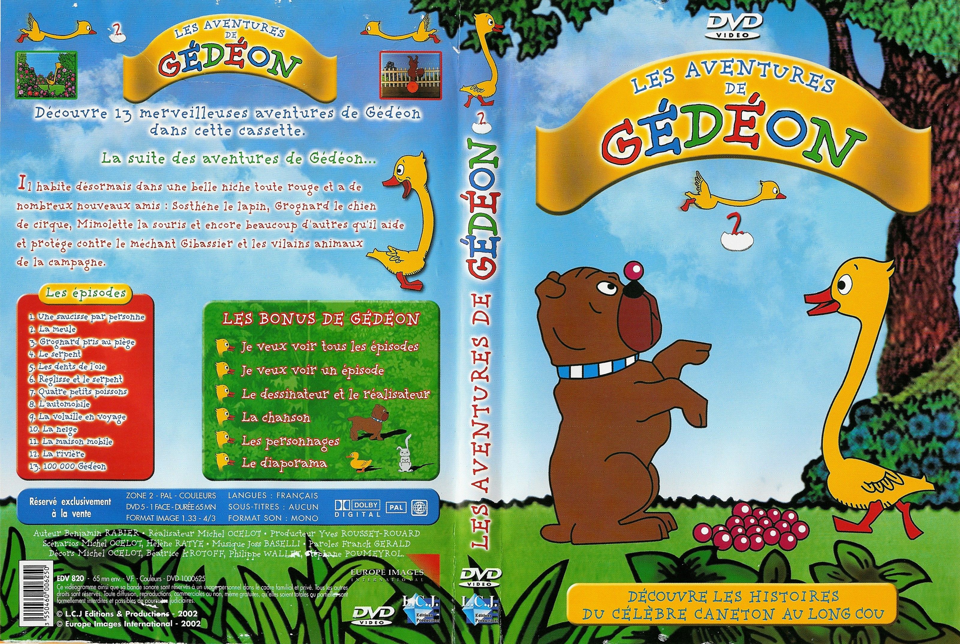 Jaquette DVD Les aventures de Gdon
