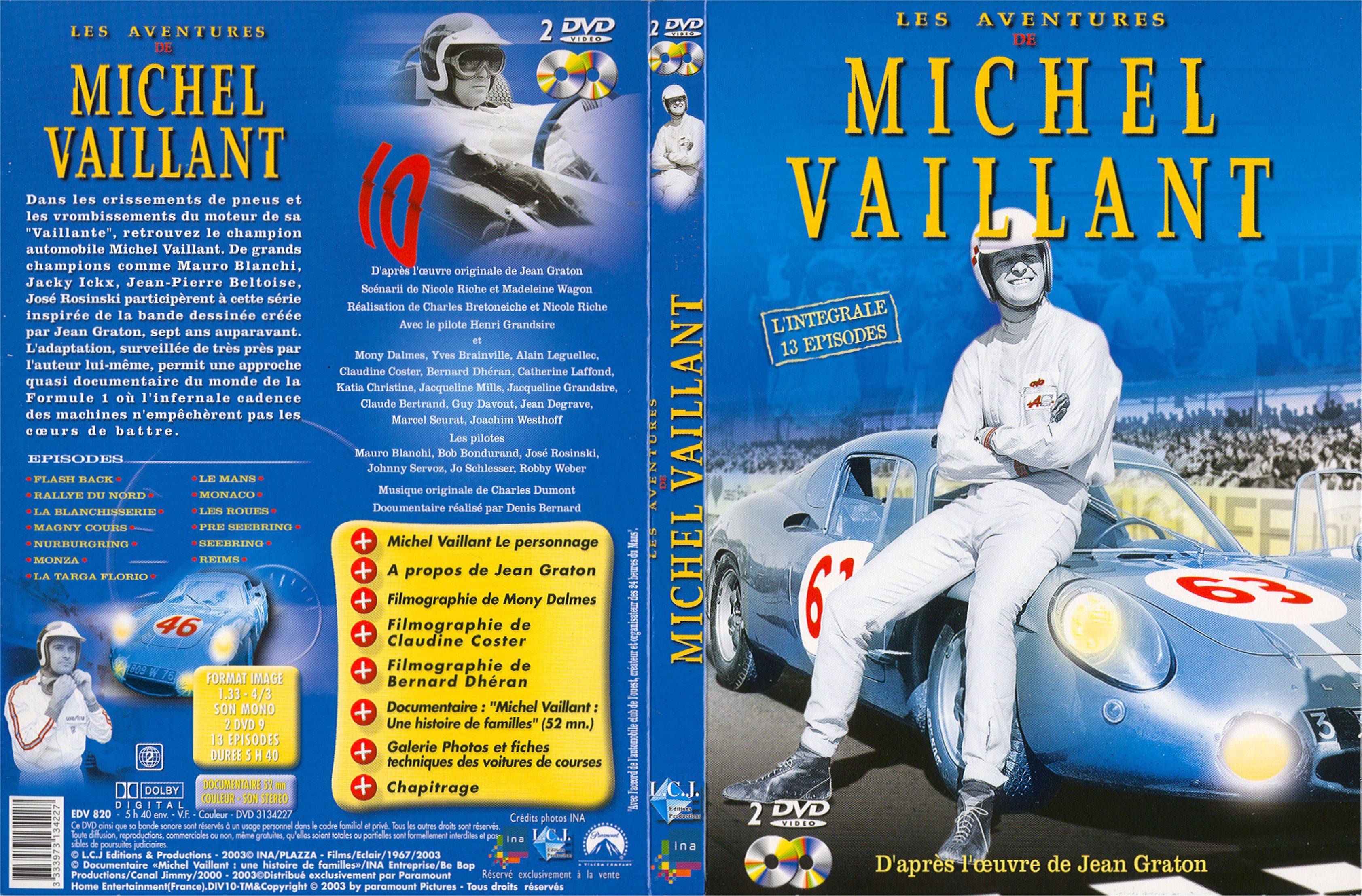 Jaquette DVD Les aventures de Michel Vaillant