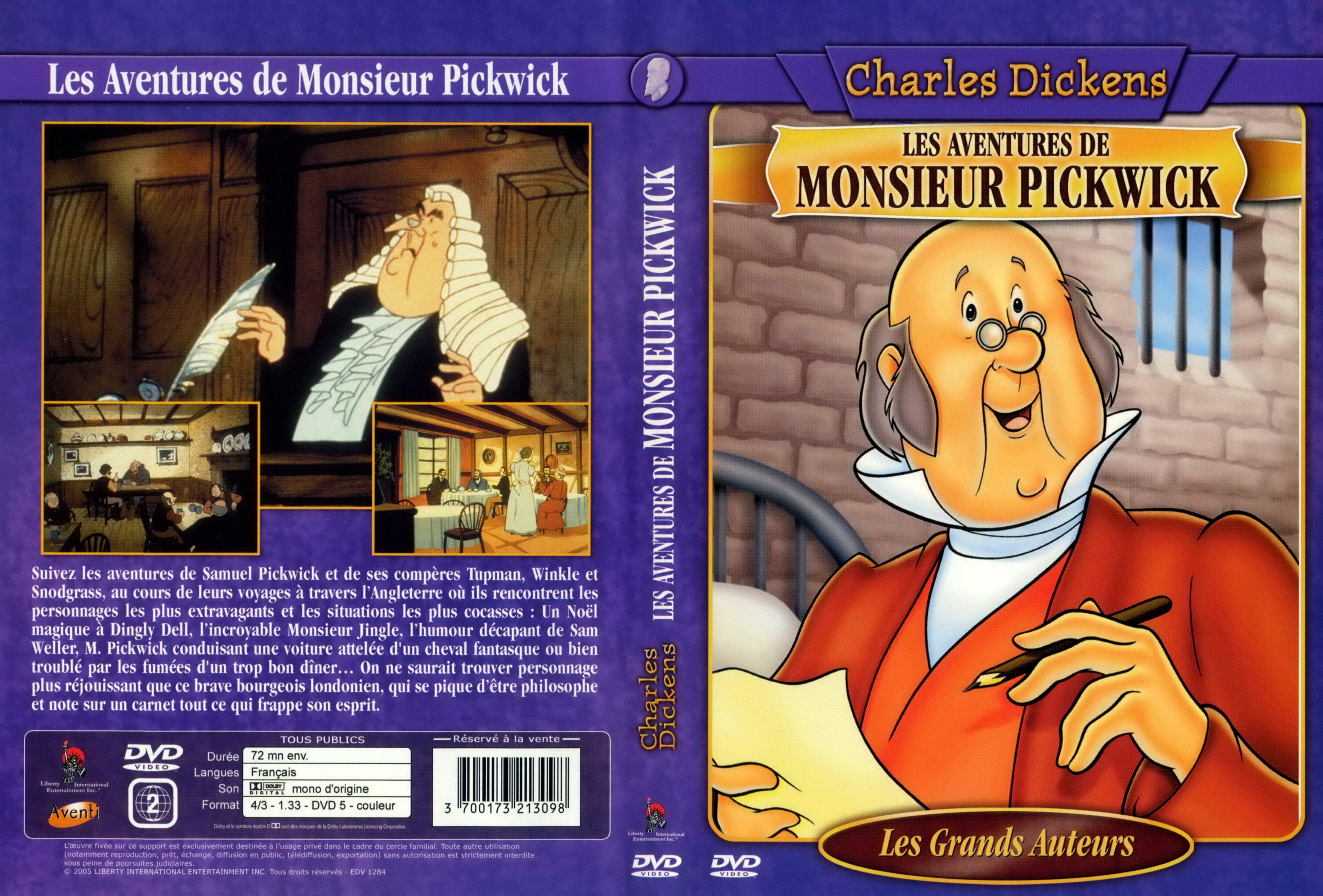 Jaquette DVD Les aventures de Monsieur Pickwick
