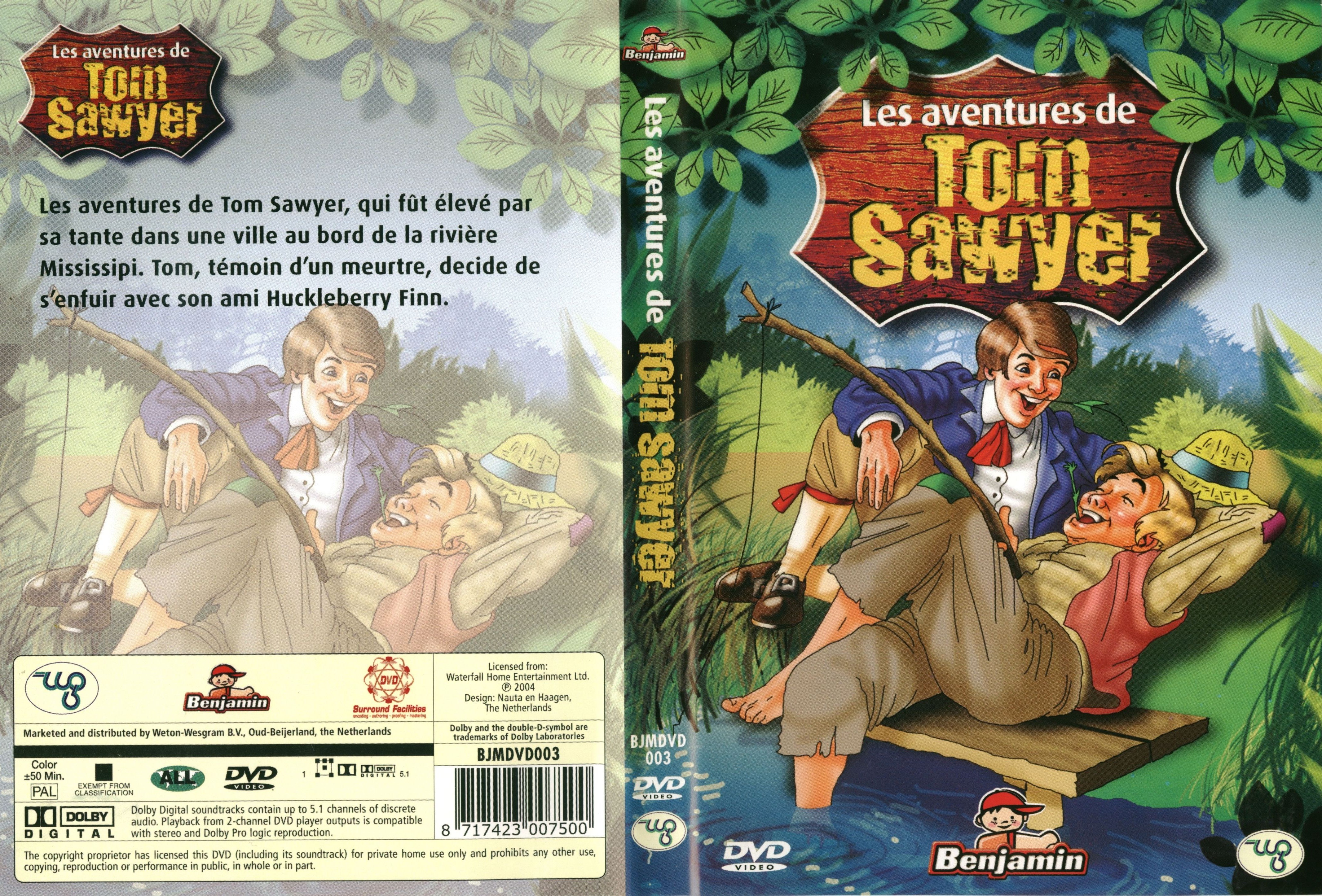 Jaquette DVD Les aventures de Tom Sawyer