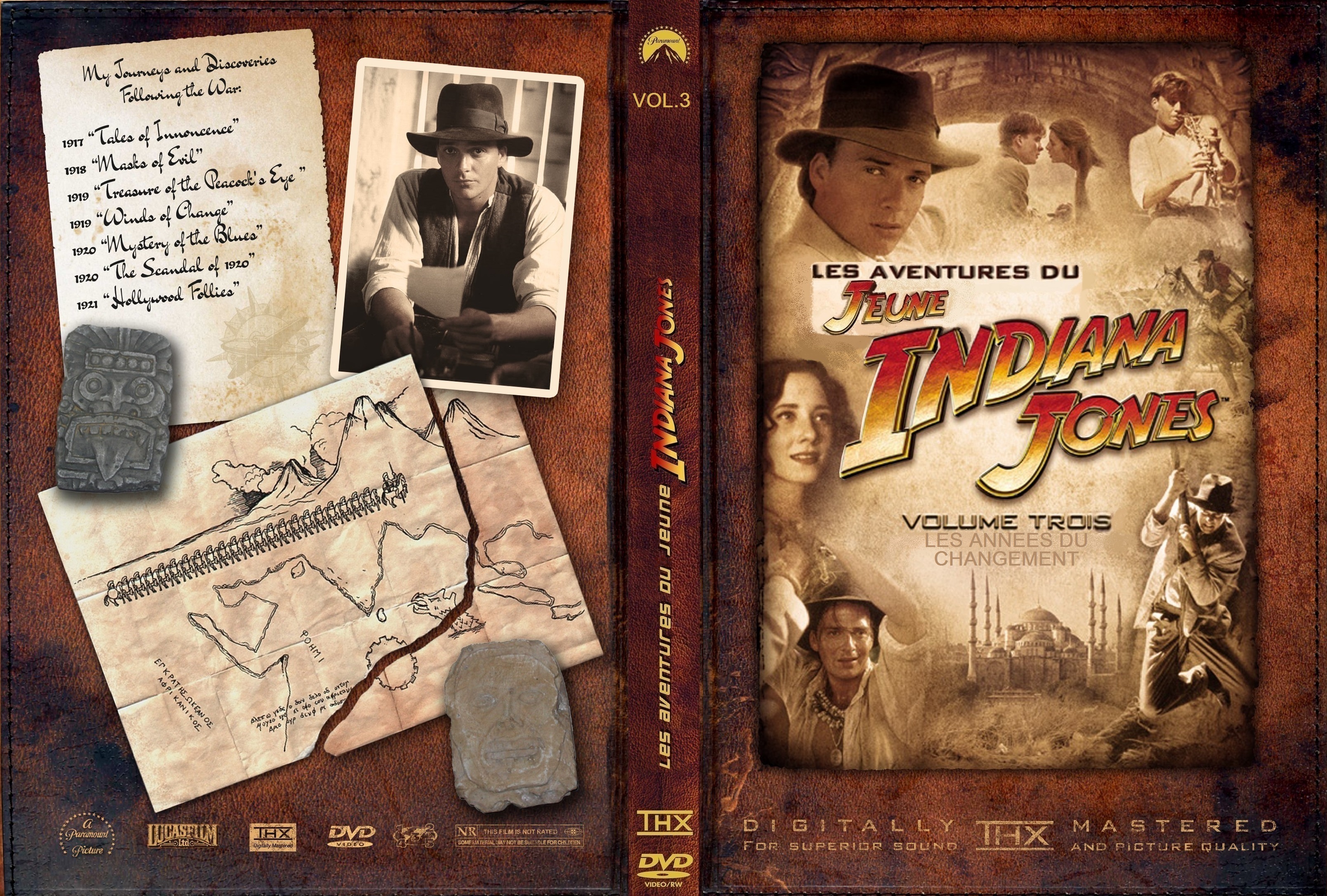Jaquette DVD Les aventures du jeune Indiana Jones vol 3 custom