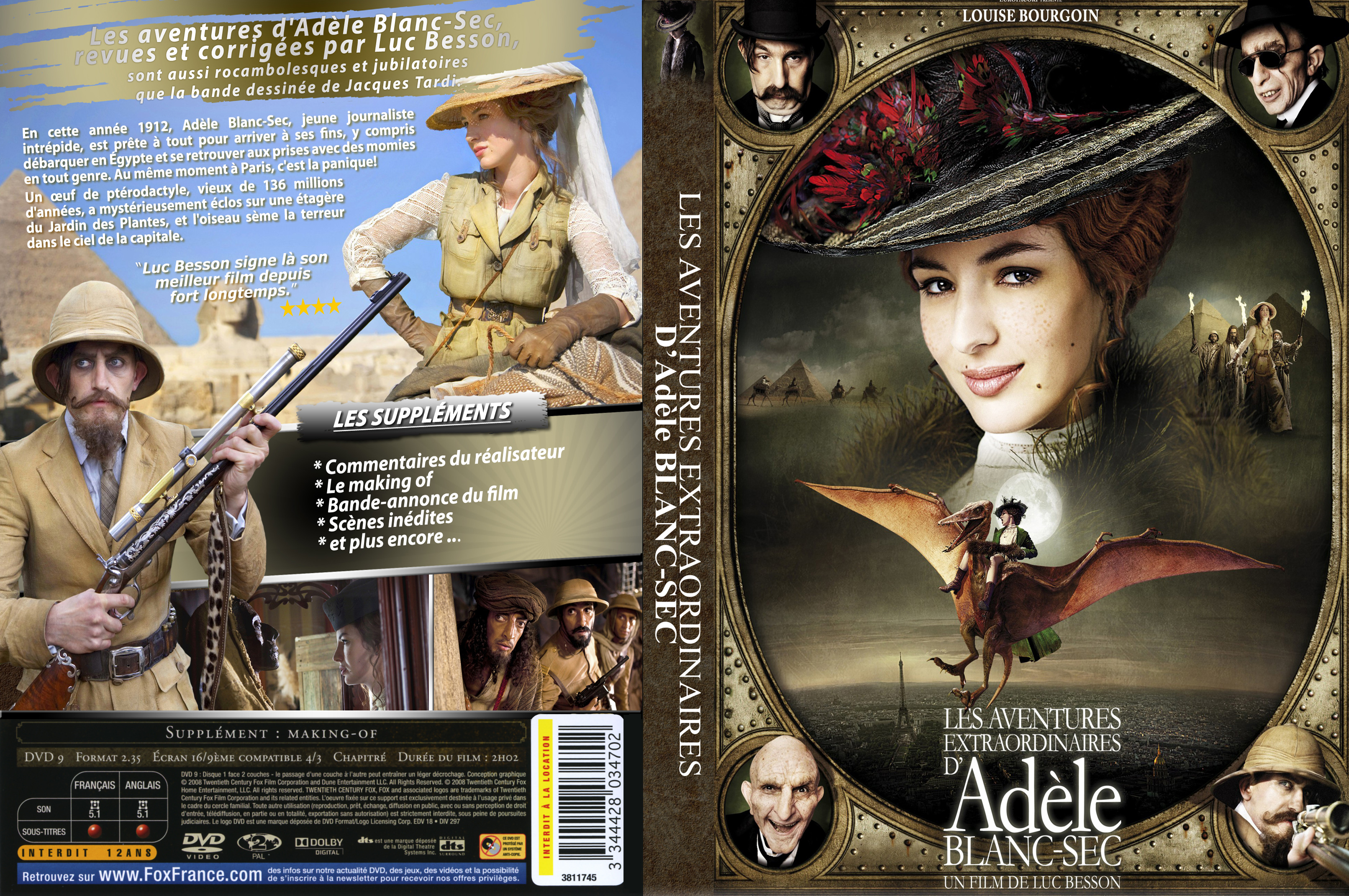 Jaquette DVD Les aventures extraordinaires d