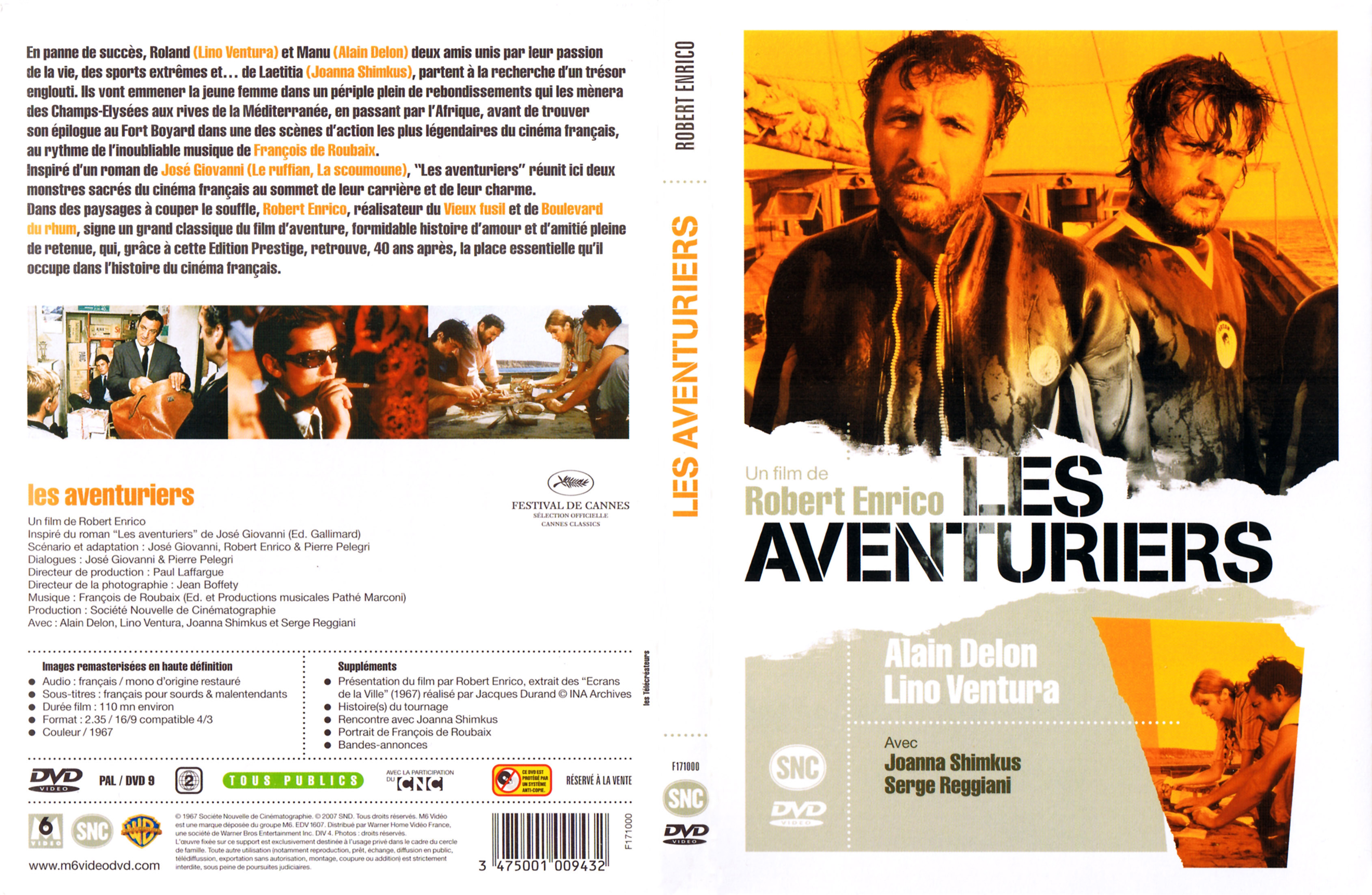 Jaquette DVD Les aventuriers