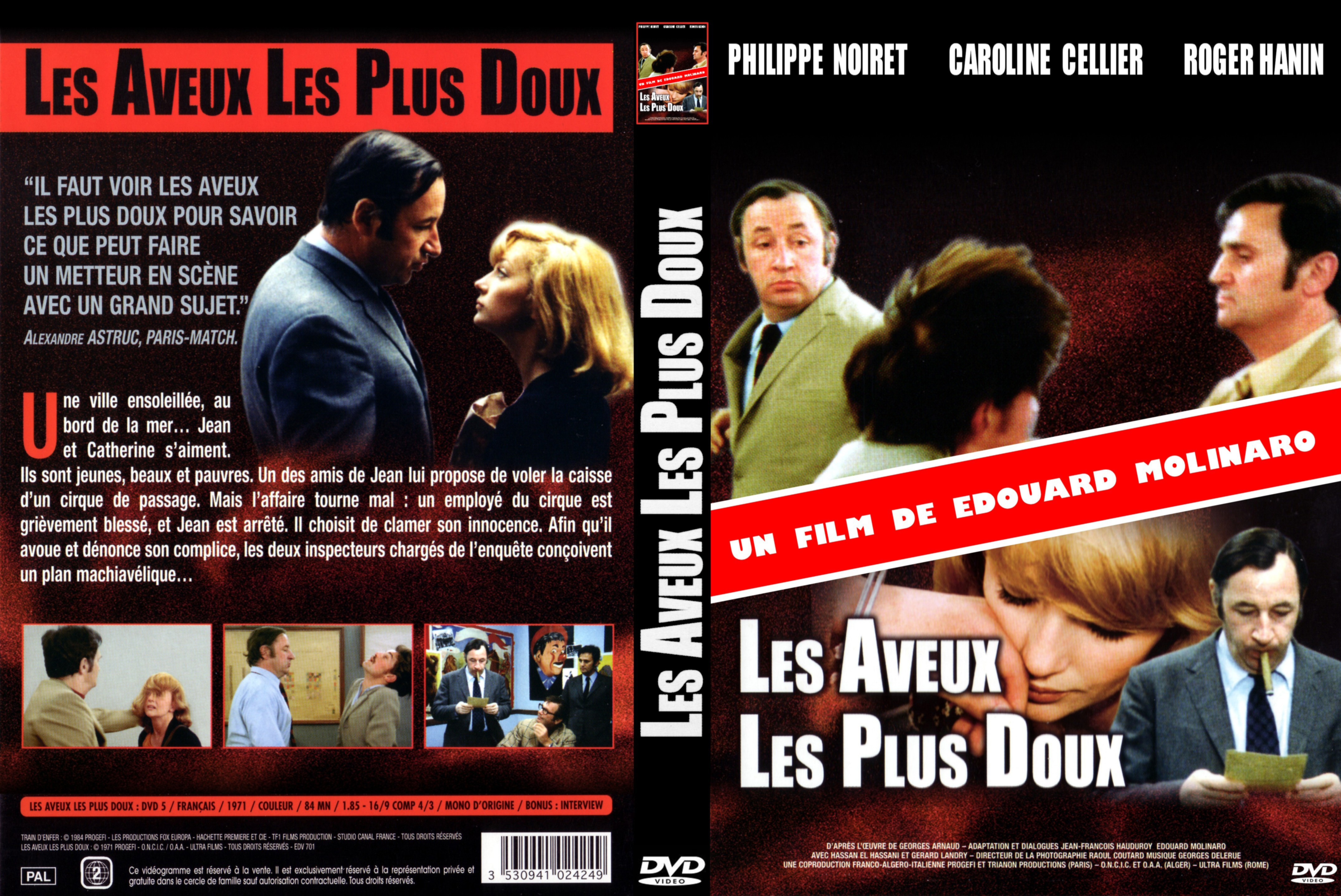 Jaquette DVD Les aveux les plus doux