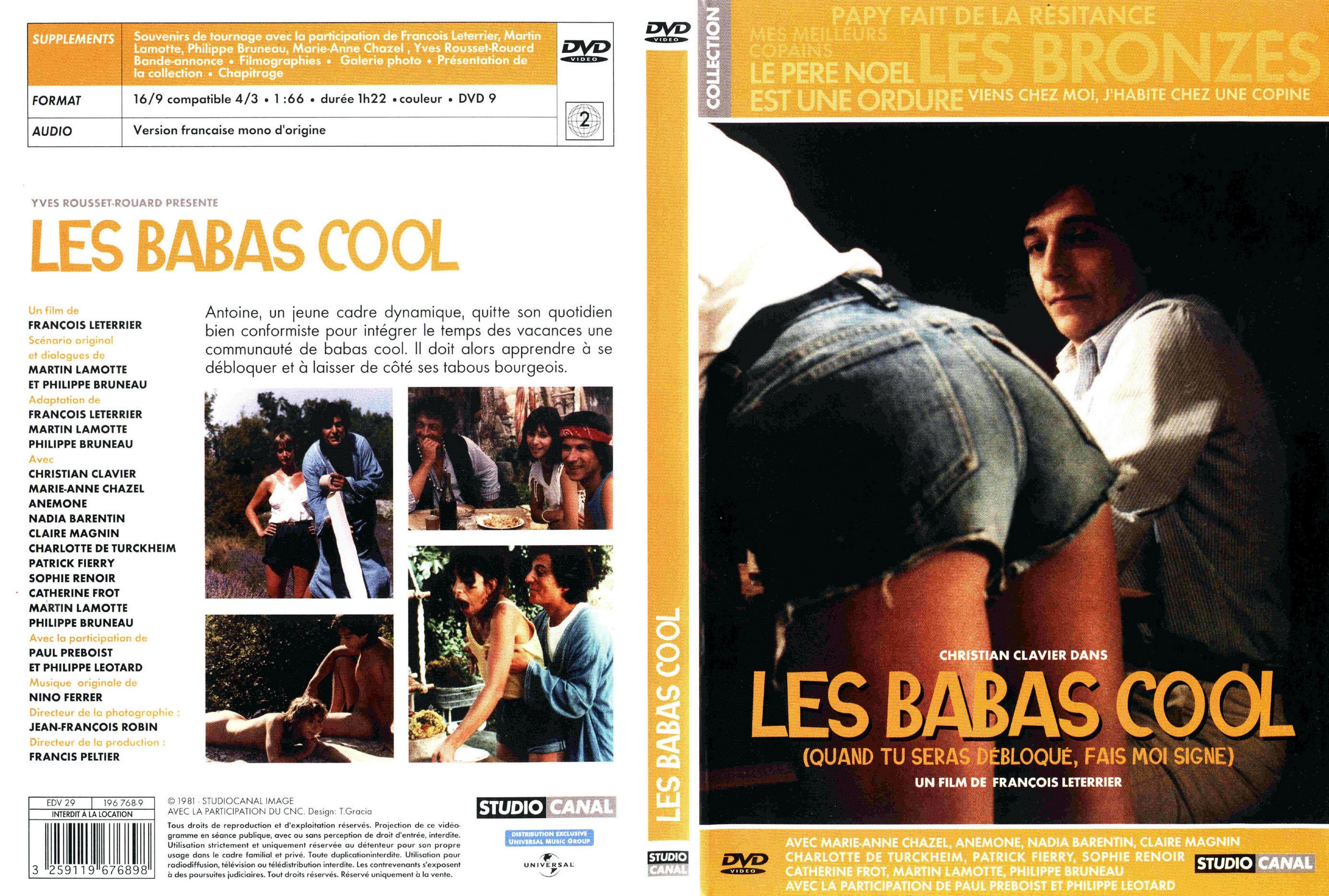 Jaquette DVD Les babas cool