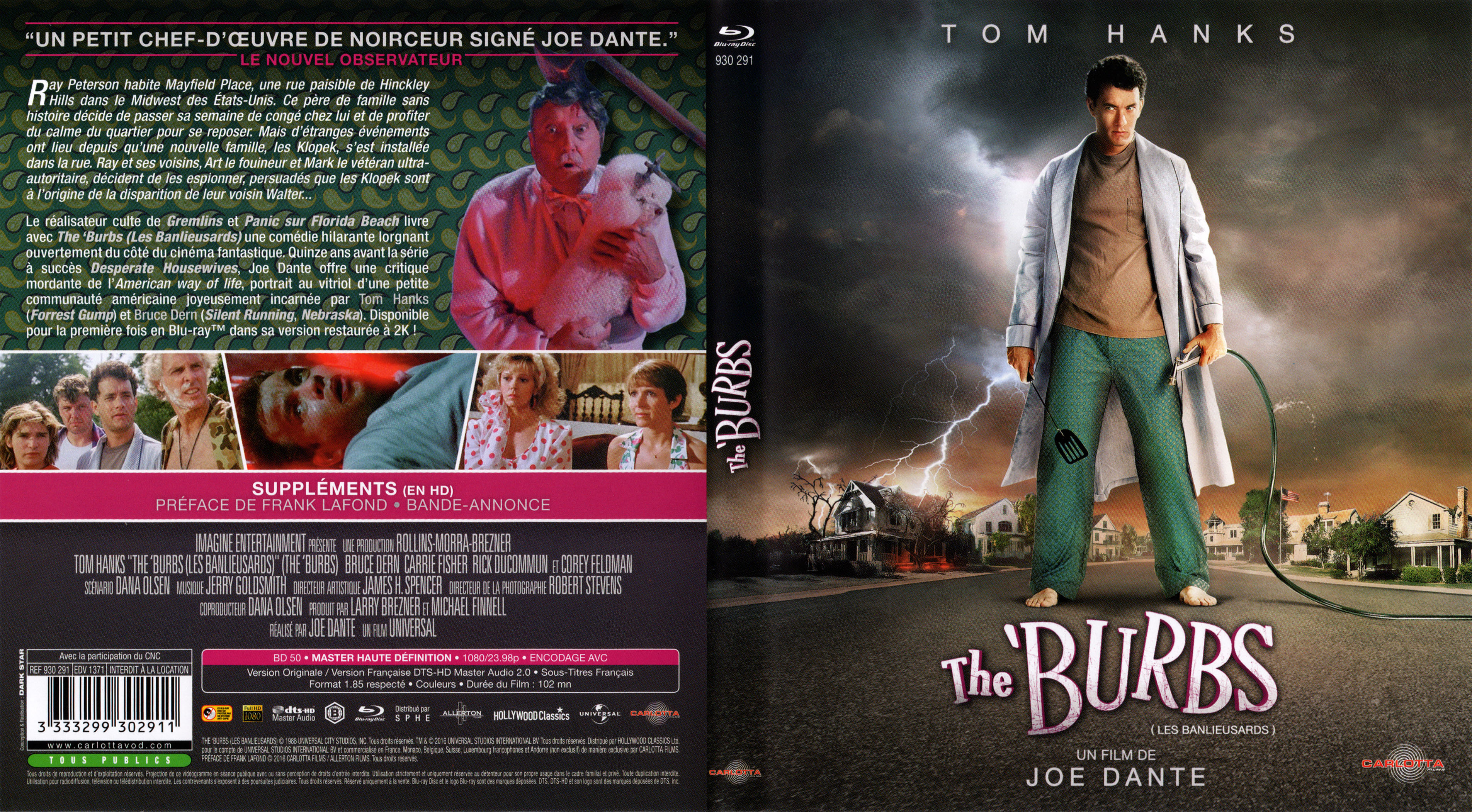 Jaquette DVD Les banlieusards - The Burbs (BLU-RAY)