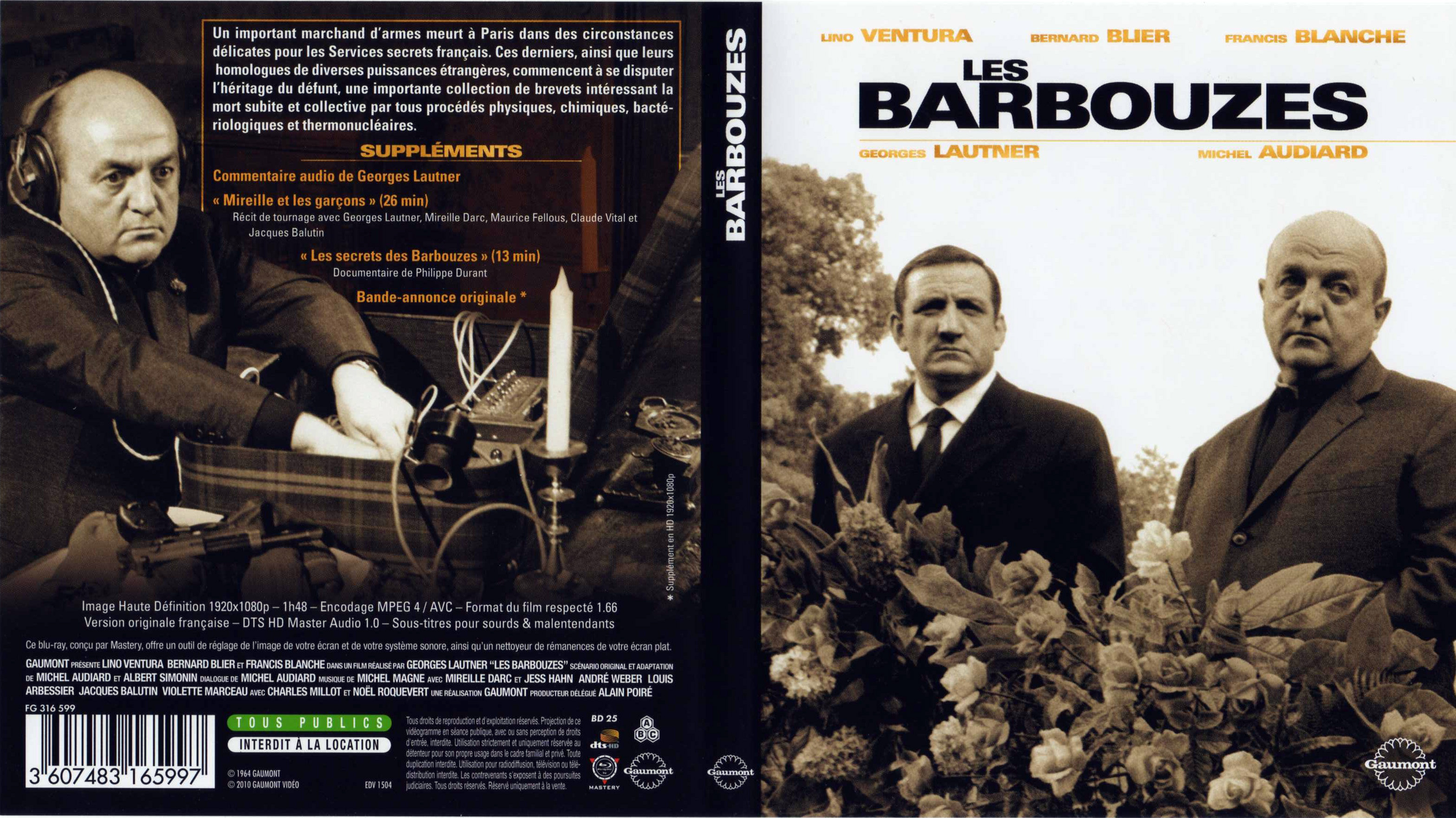 Jaquette DVD Les barbouzes (BLU-RAY)
