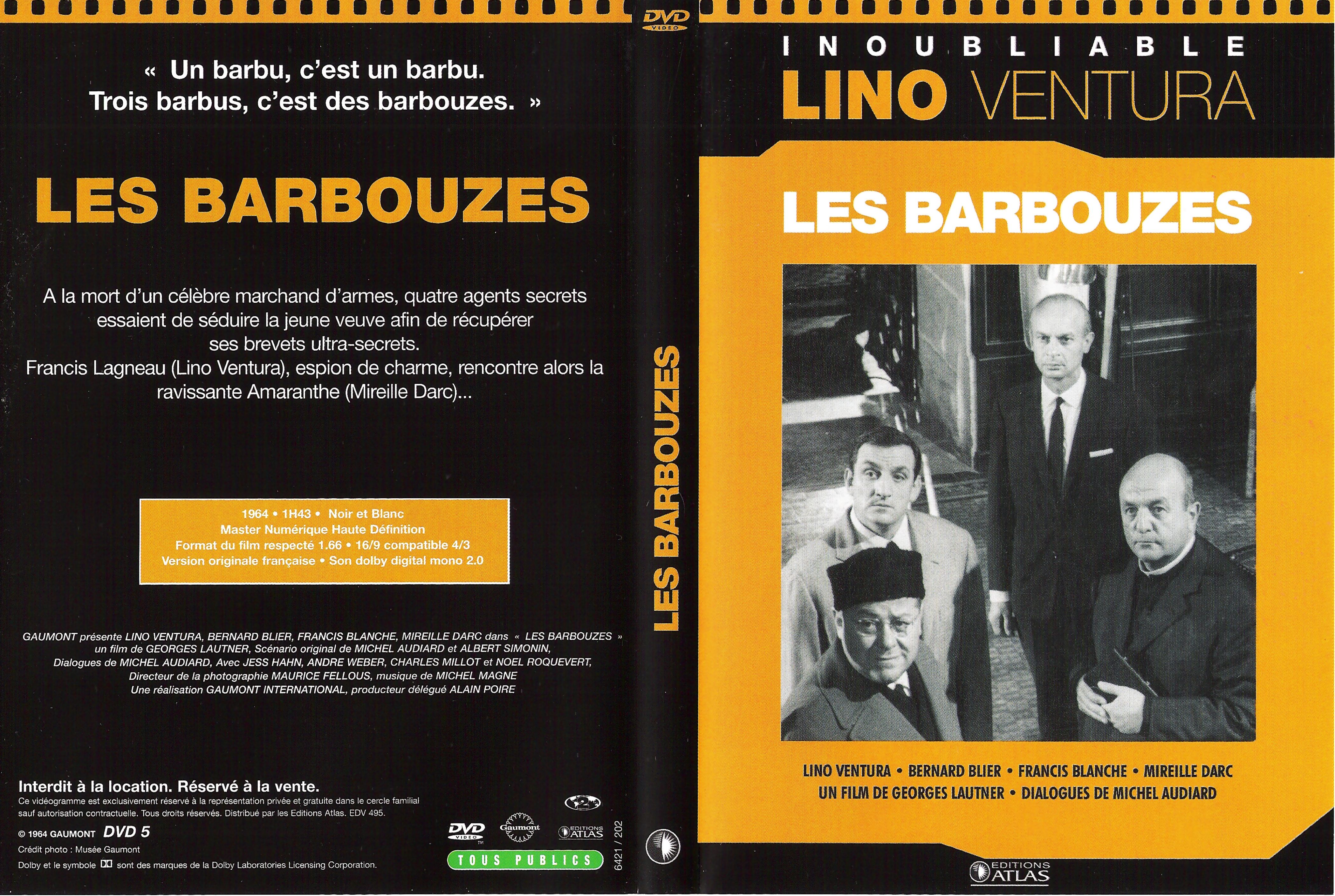 Jaquette DVD Les barbouzes v2