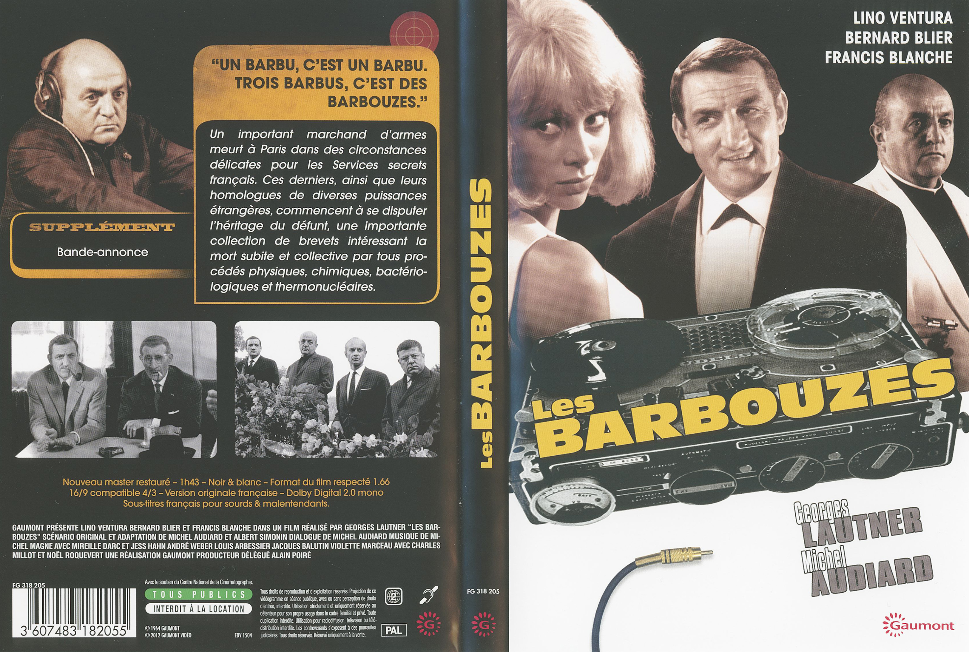 Jaquette DVD Les barbouzes v3