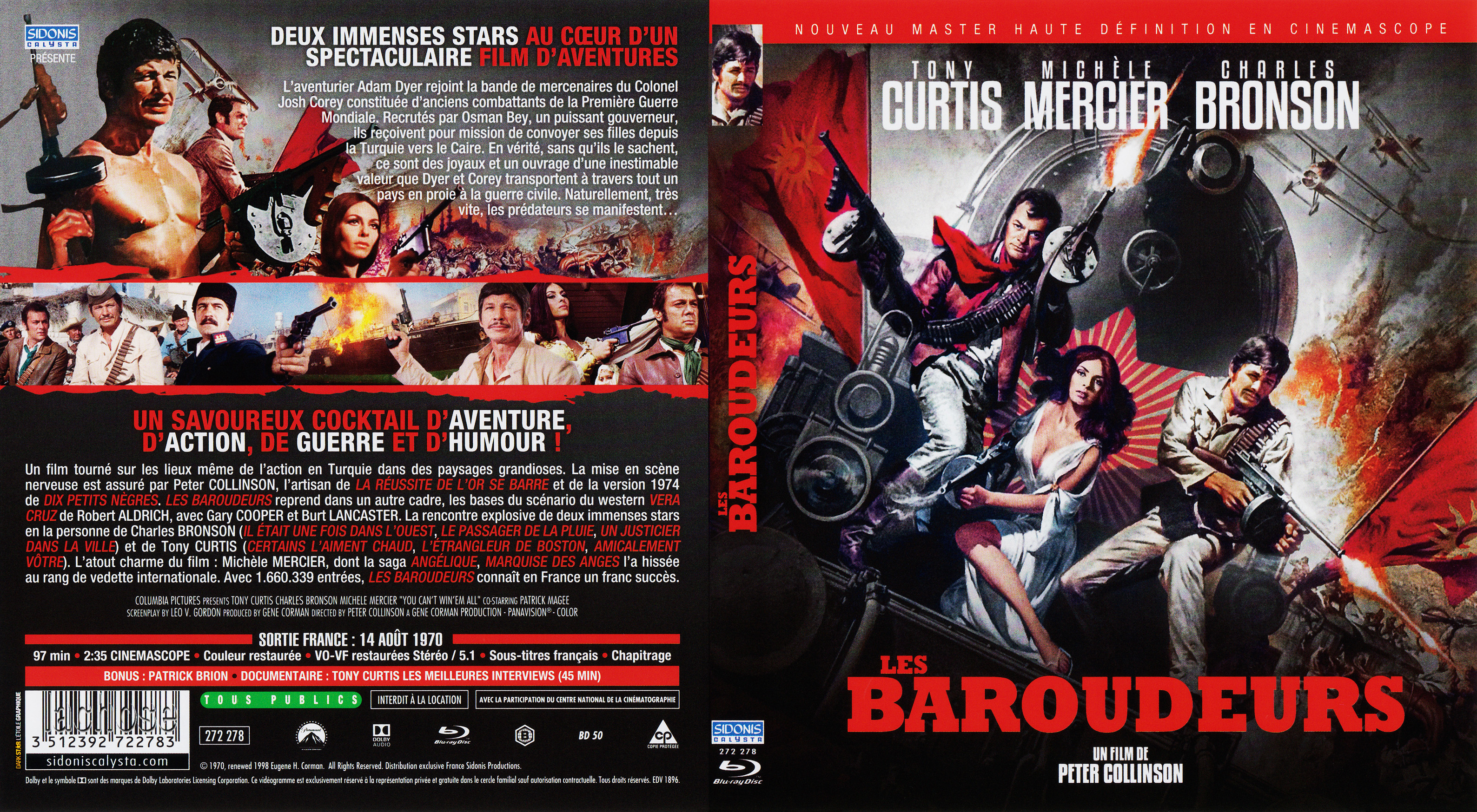Jaquette DVD Les baroudeurs (BLU-RAY)