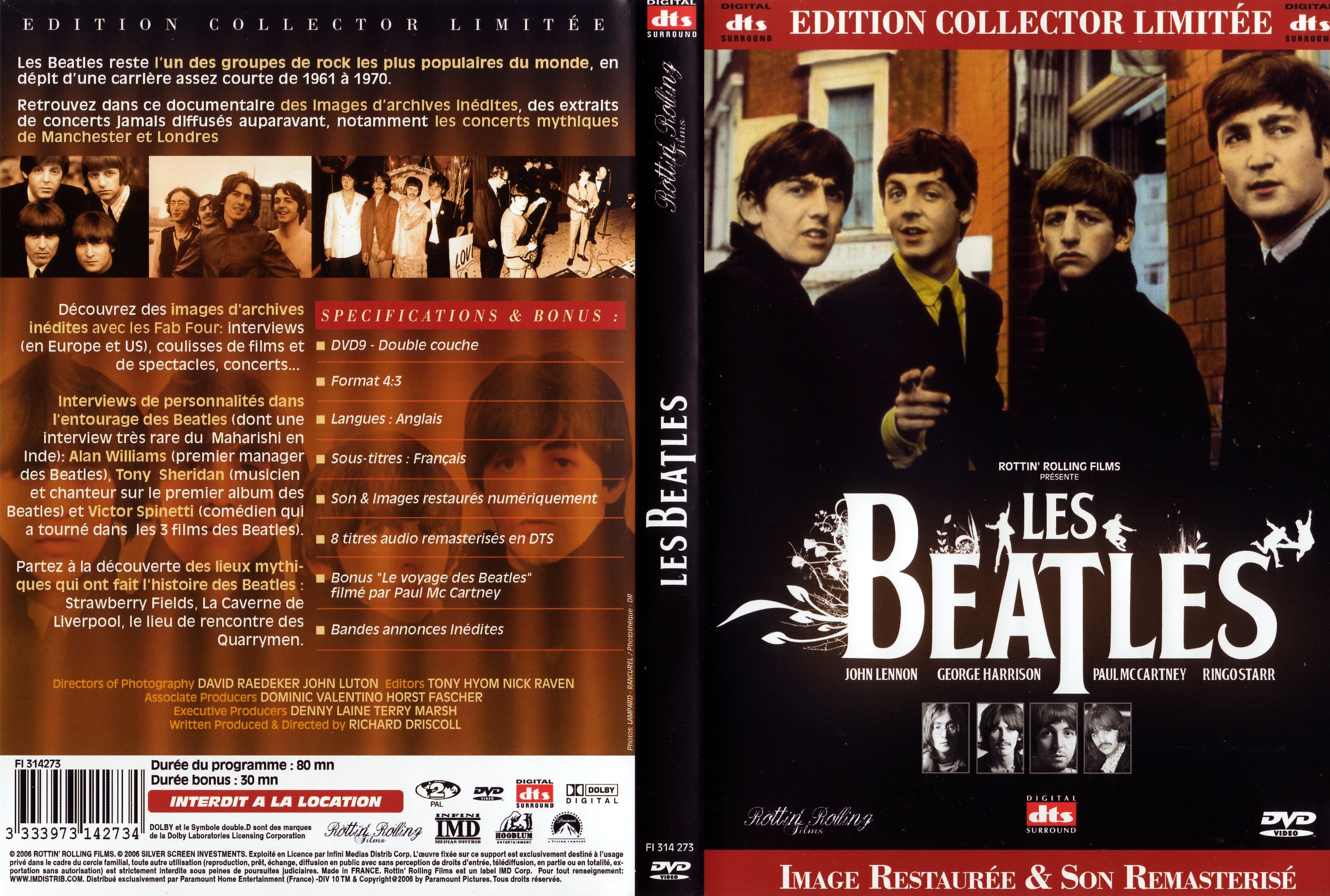 Jaquette DVD Les beatles