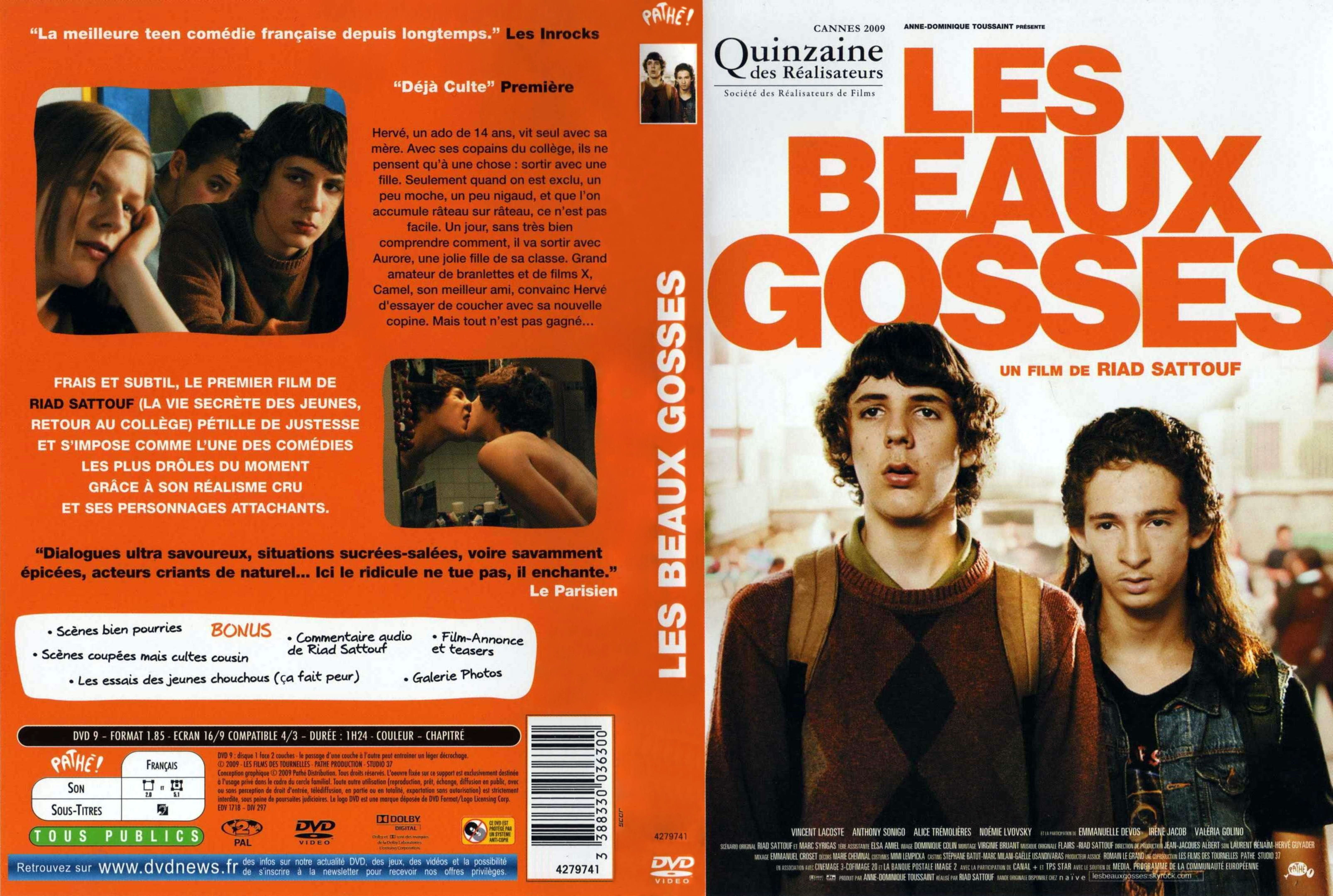 Jaquette DVD Les beaux gosses