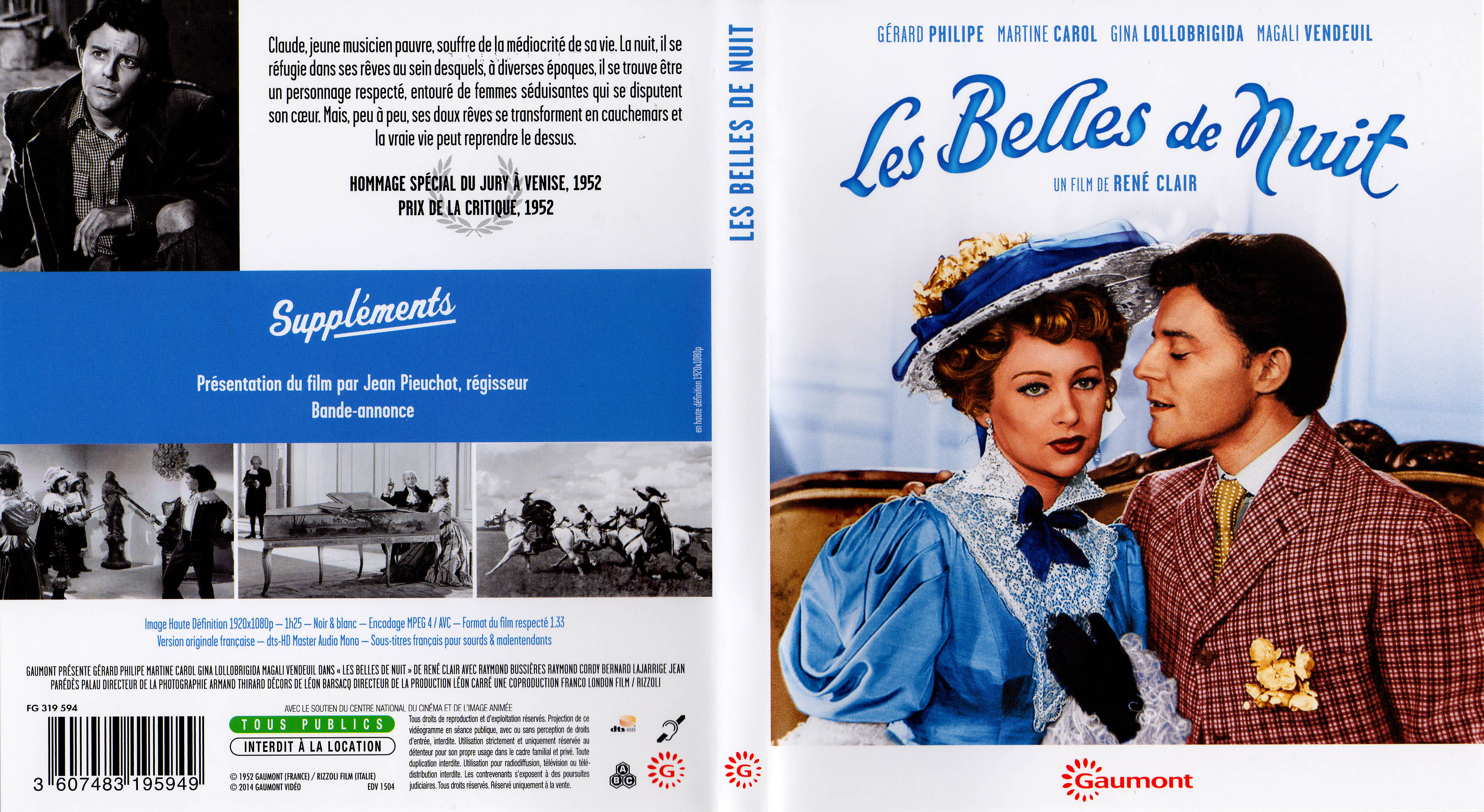 Jaquette DVD Les belles de nuit (BLU-RAY)