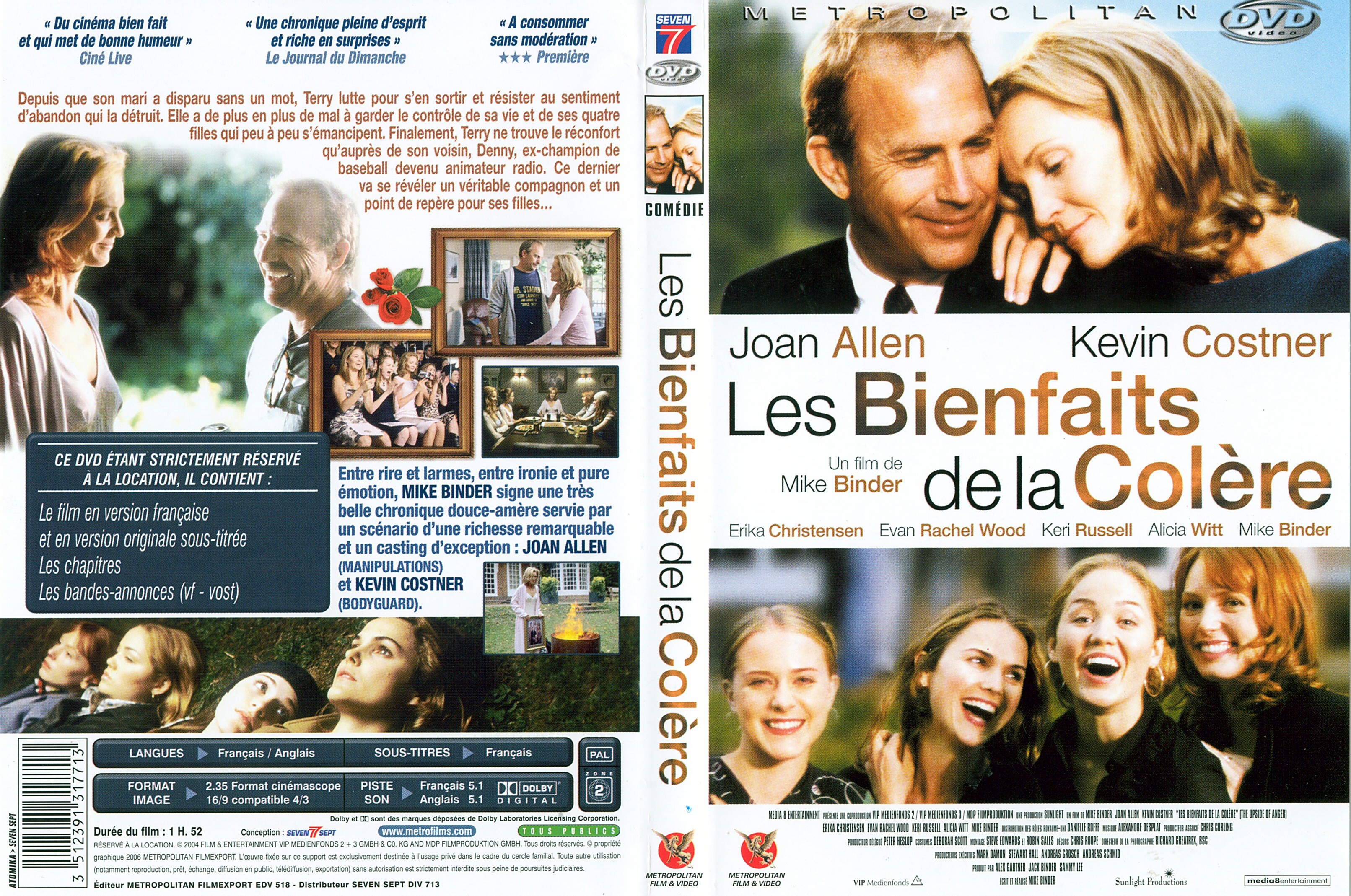 Jaquette DVD Les bienfaits de la colre