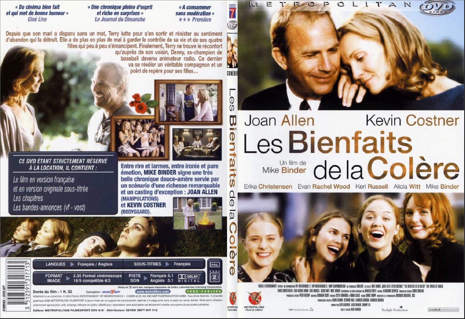 Jaquette DVD Les bienfaits de la colre - SLIM