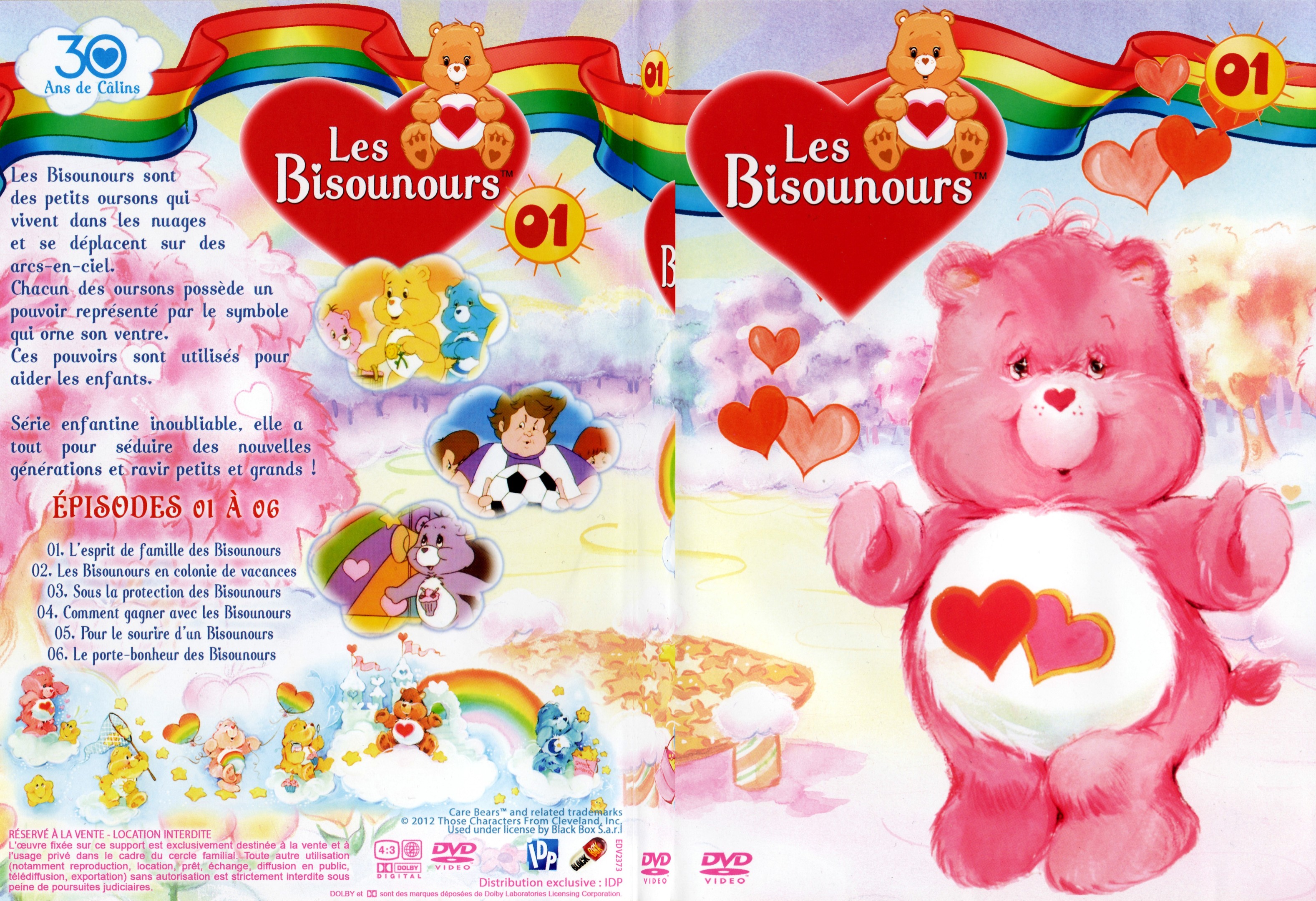 Jaquette DVD Les bisounours DVD 1 Episodes 1  6 - SLIM