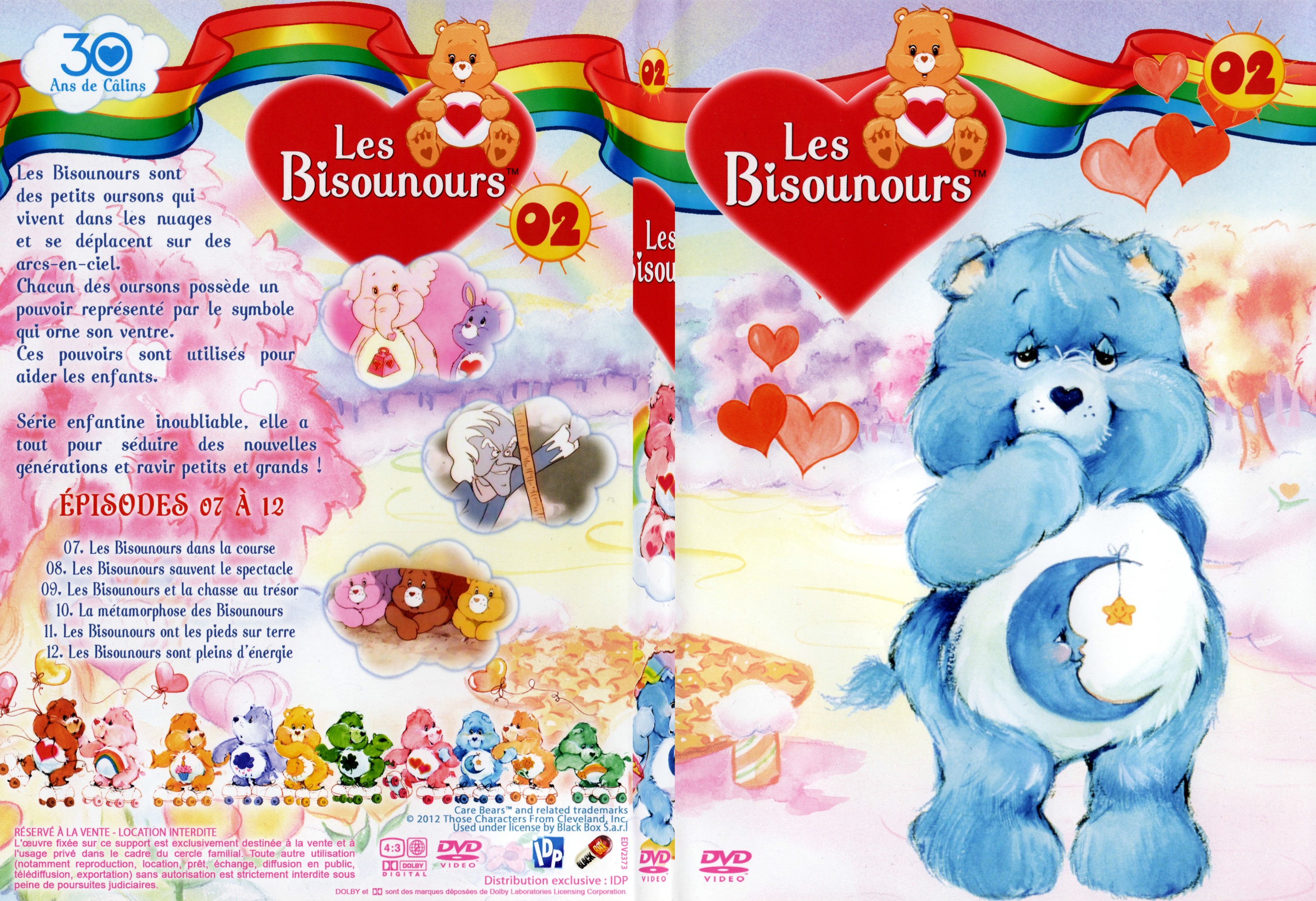 Jaquette DVD Les bisounours DVD 2 - Episodes 7  12 - SLIM