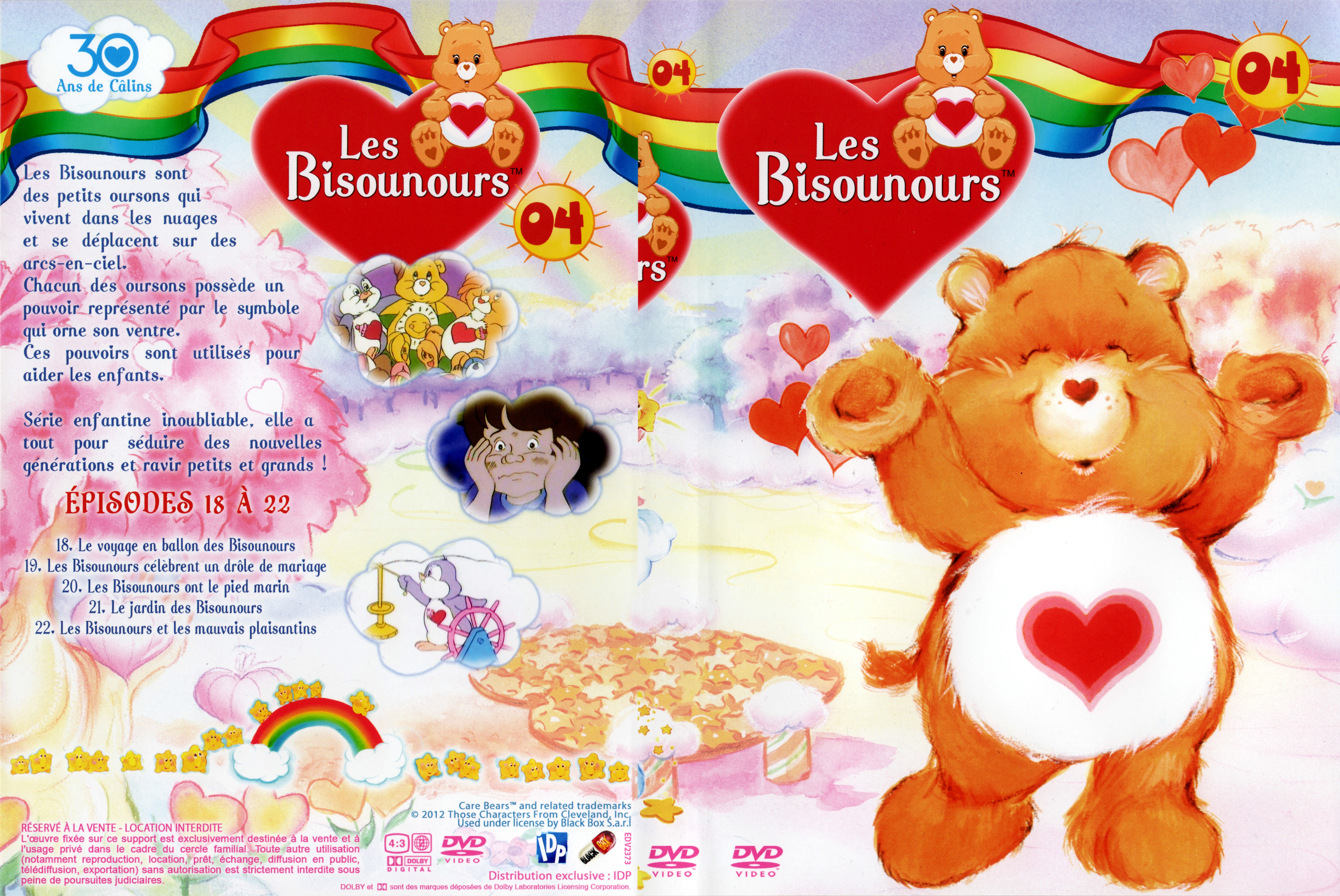 Jaquette DVD Les bisounours DVD 4 - Episodes 18  22