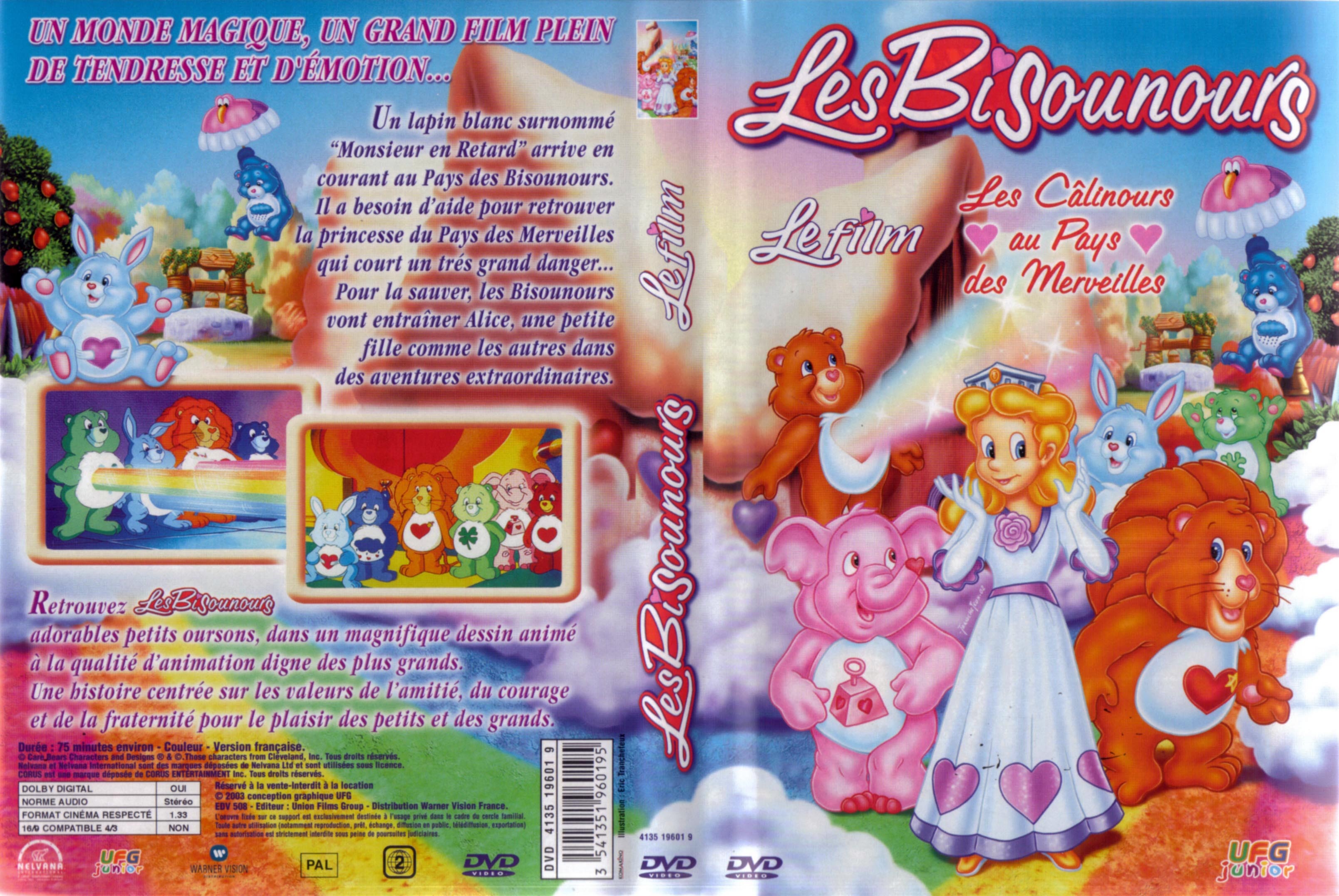 Jaquette DVD Les bisounours Les calinours au pays des merveilles