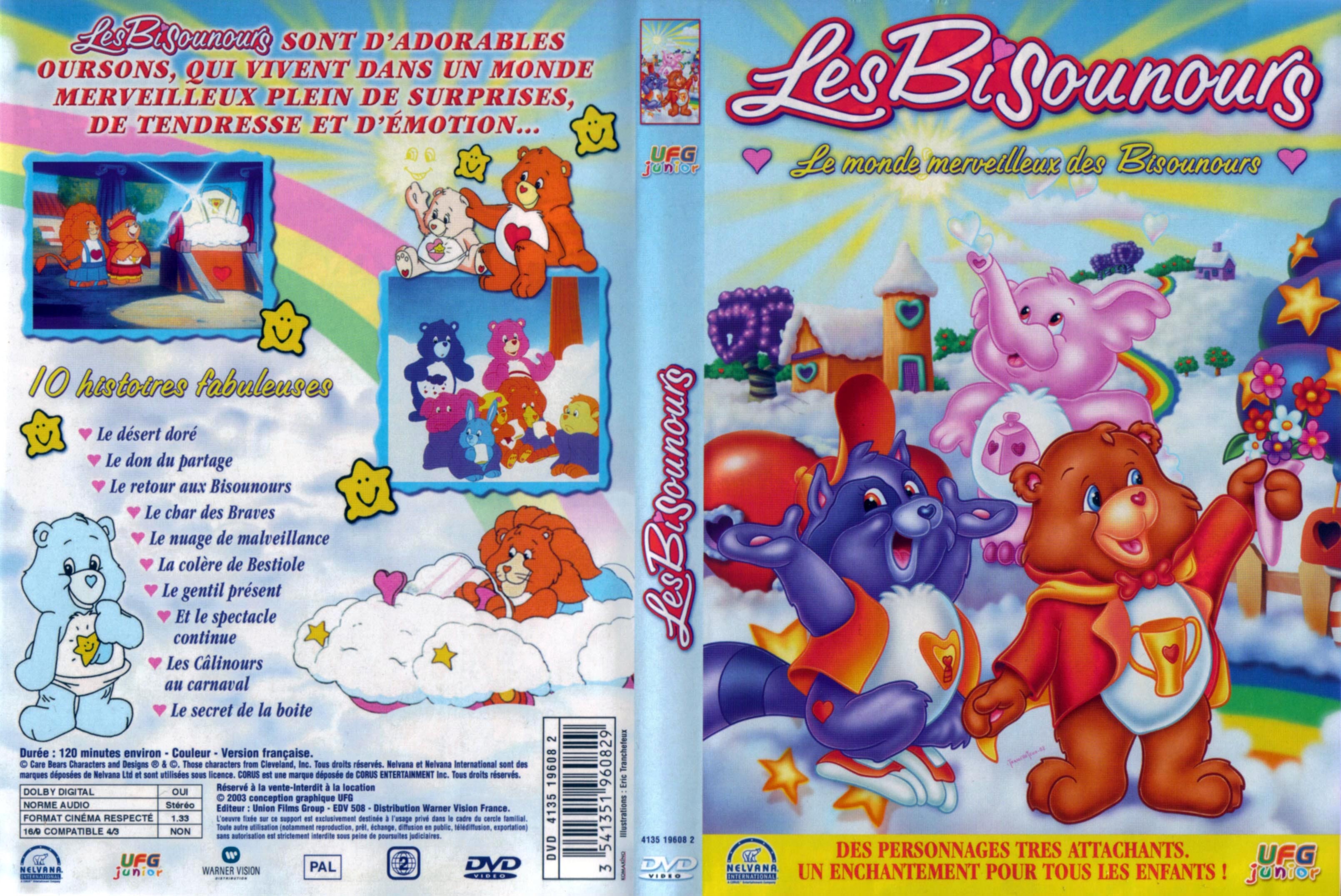 Jaquette DVD Les bisounours le monde merveilleux des bisounours