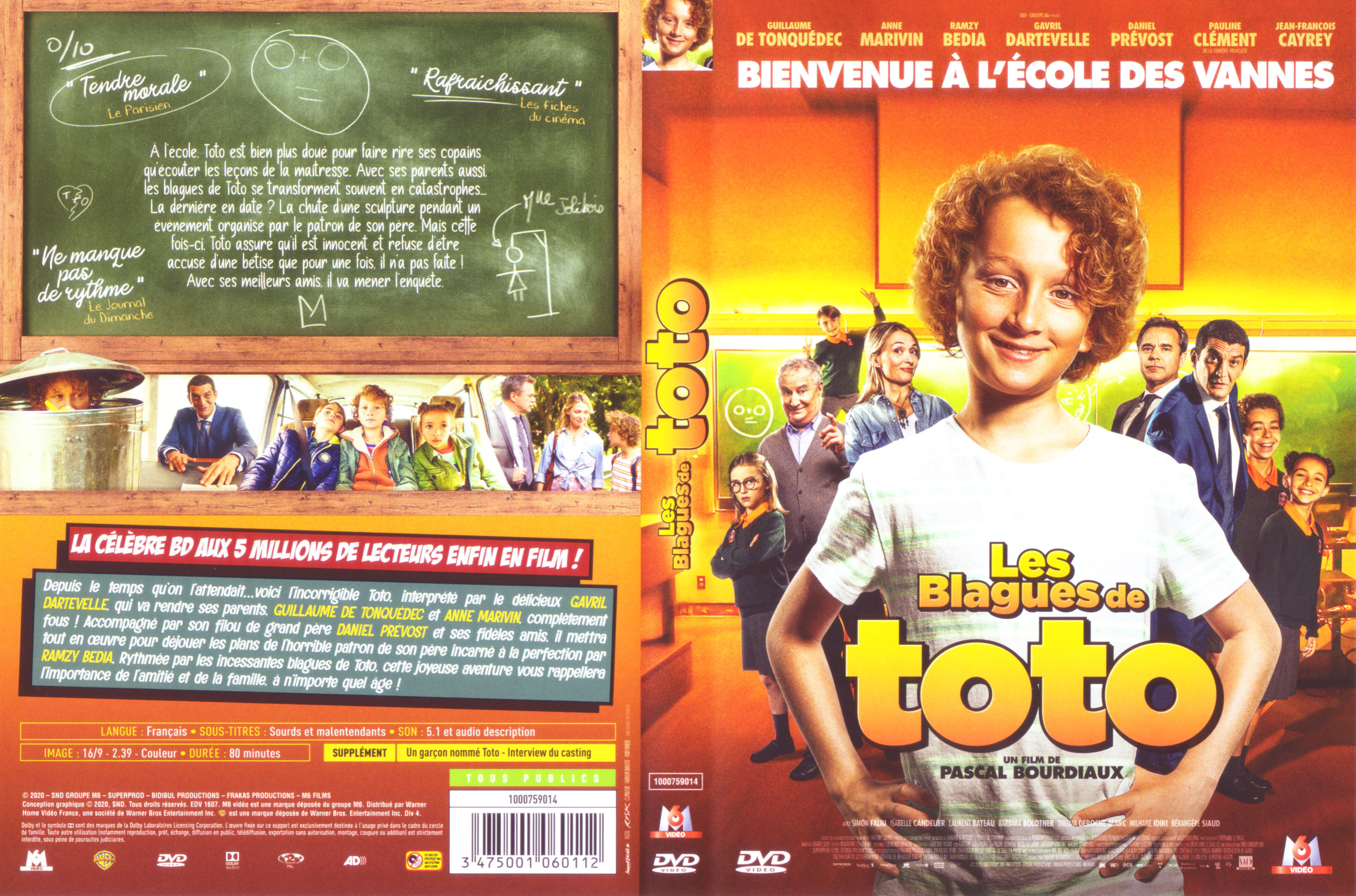 Jaquette DVD Les blagues de Toto