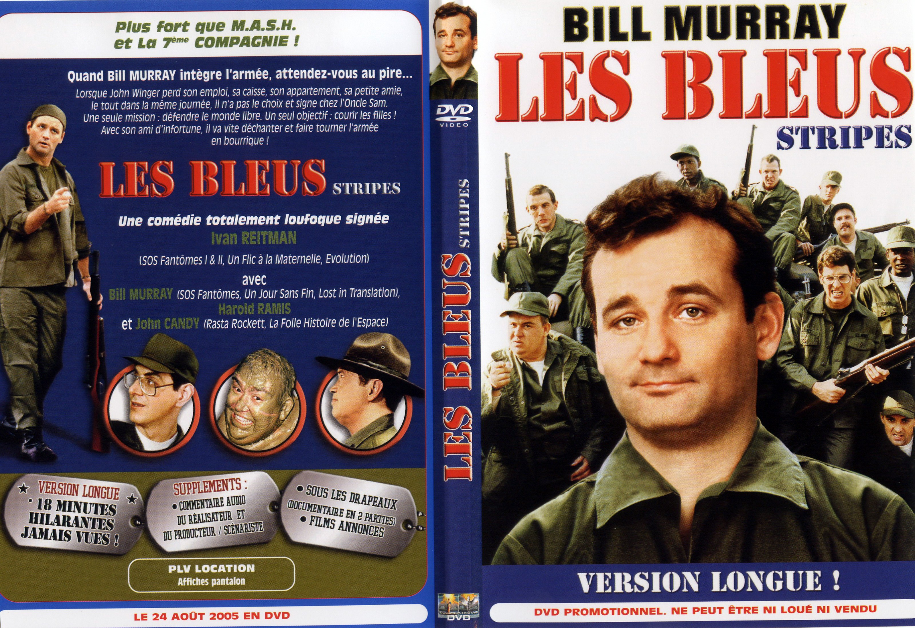 Jaquette DVD Les bleus