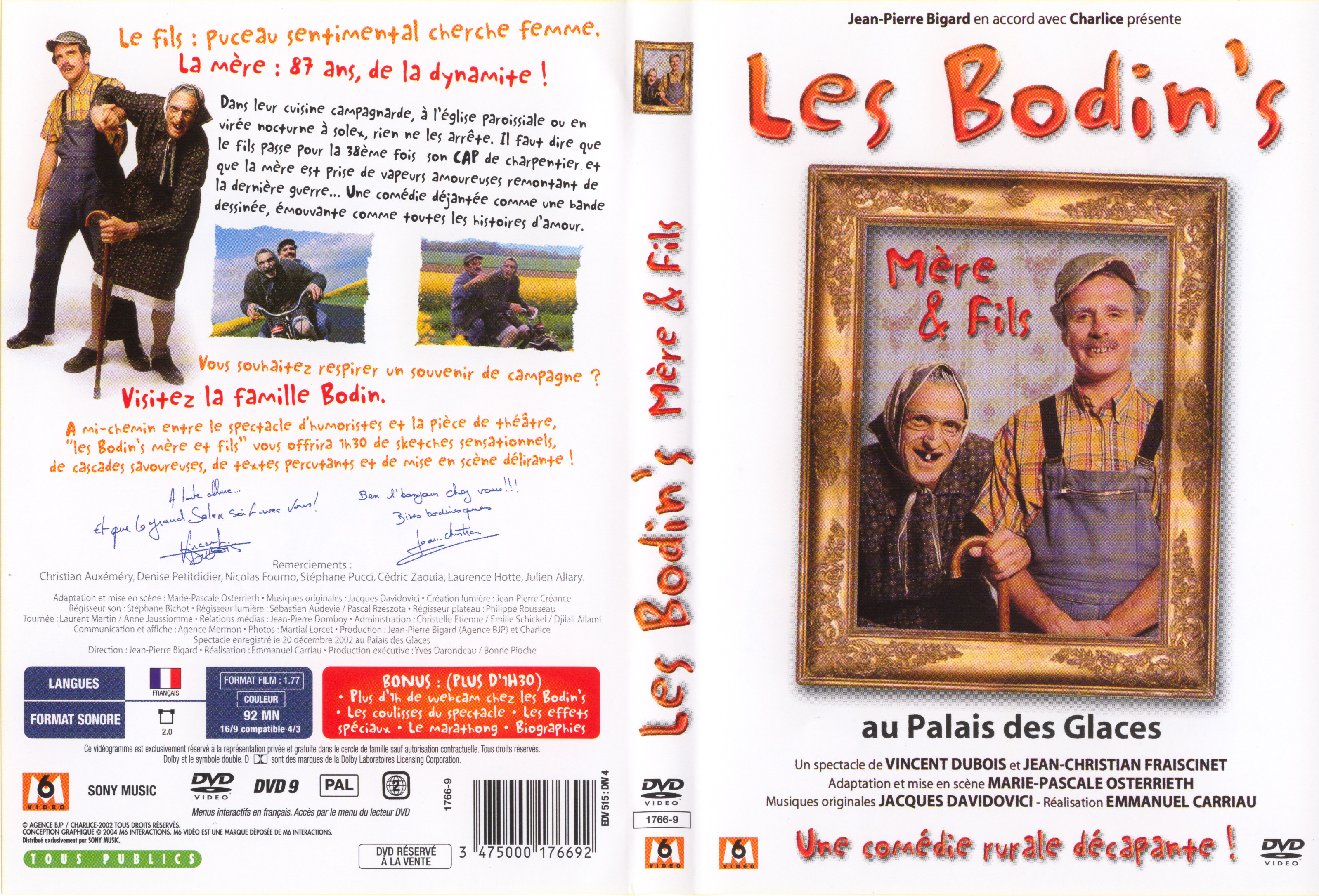 Jaquette DVD Les bodin